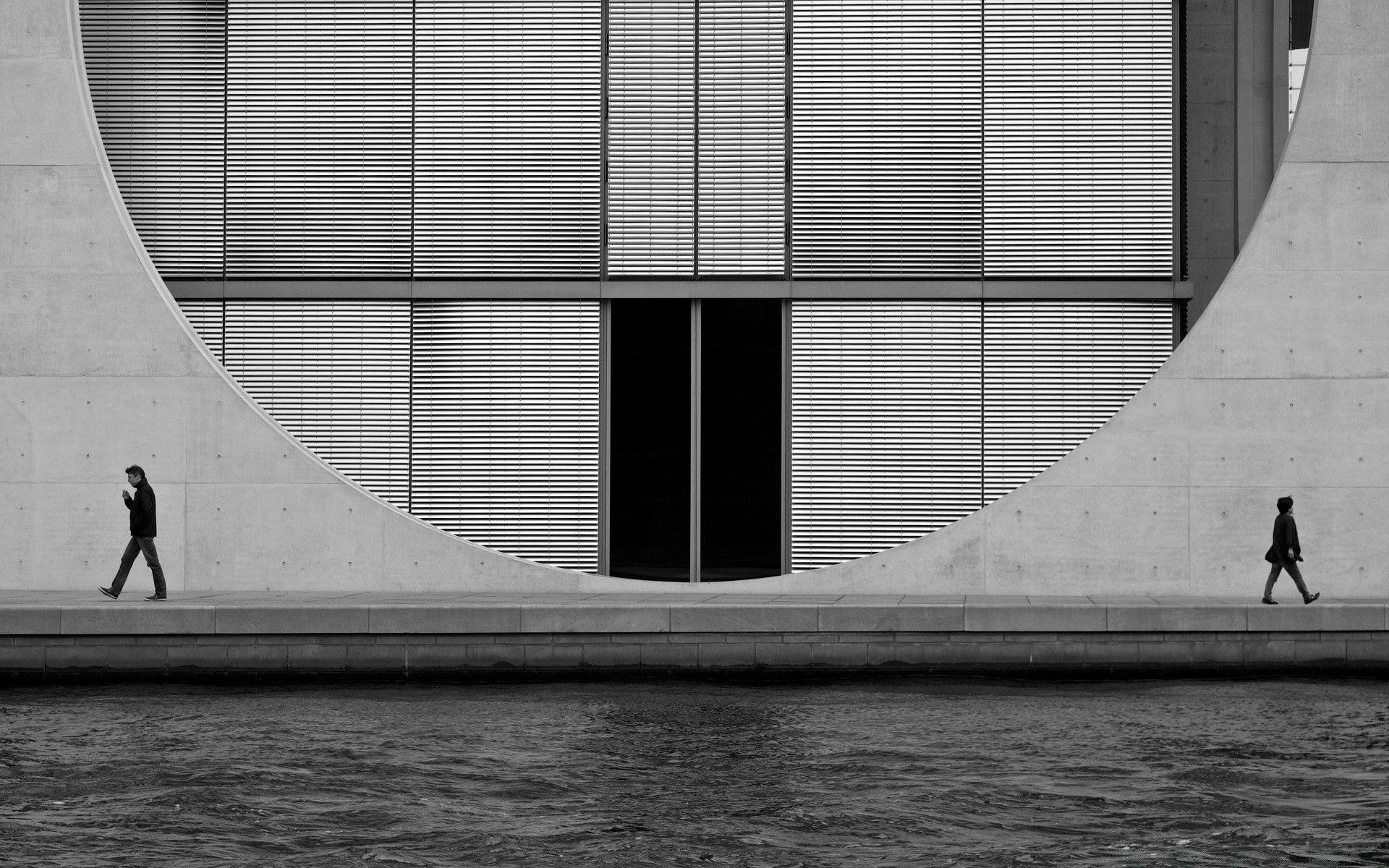 1920x1200 Berlin Architecture Black And White