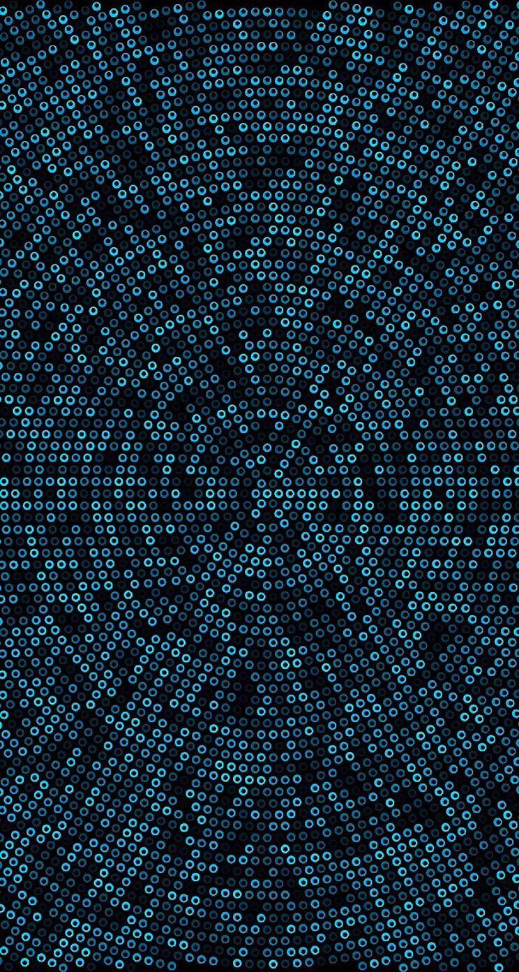 744x1392 Blue on black iOS 7 wallpaper. :)FÄVØRÍTĘŠ