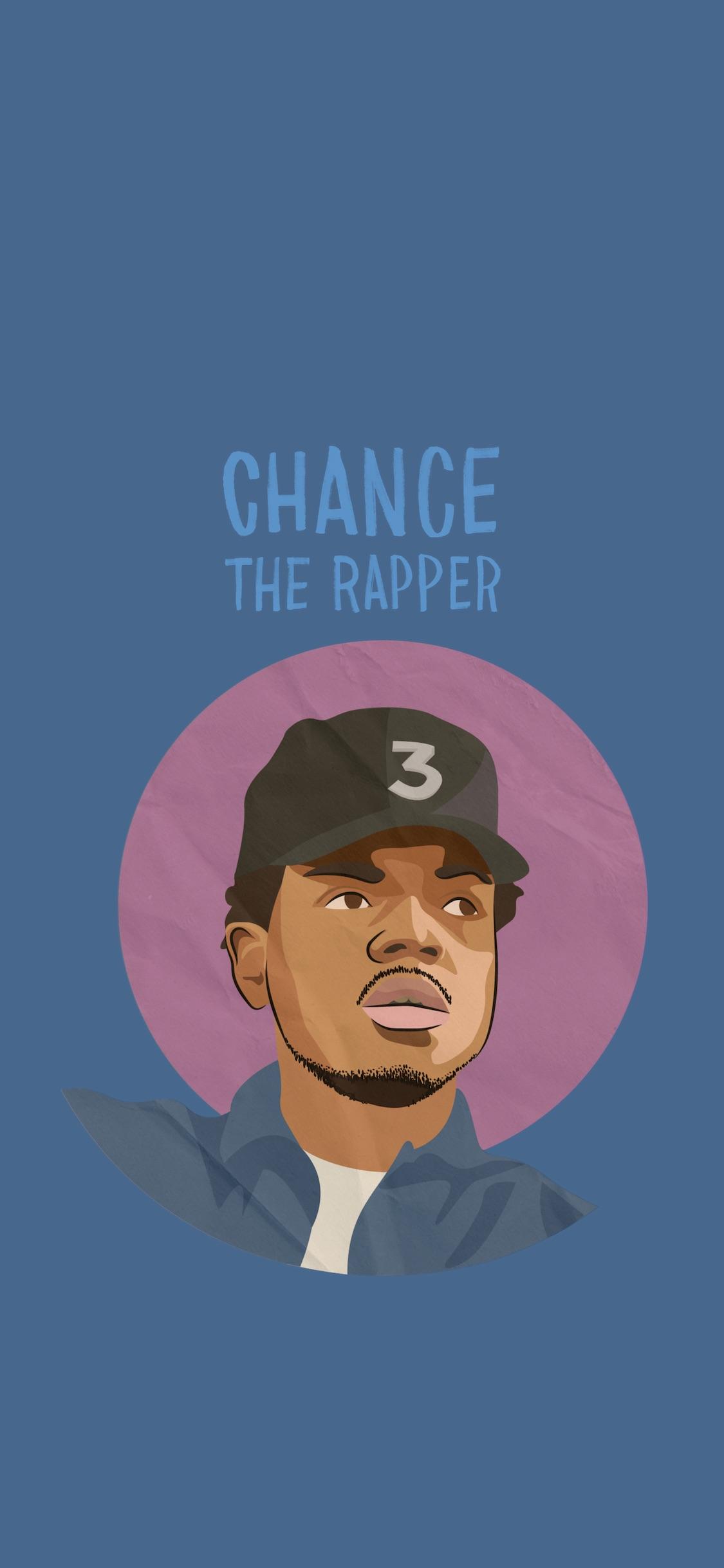 1125x2436 iPhone Hip Hop Artist Cartoon Wallpaper