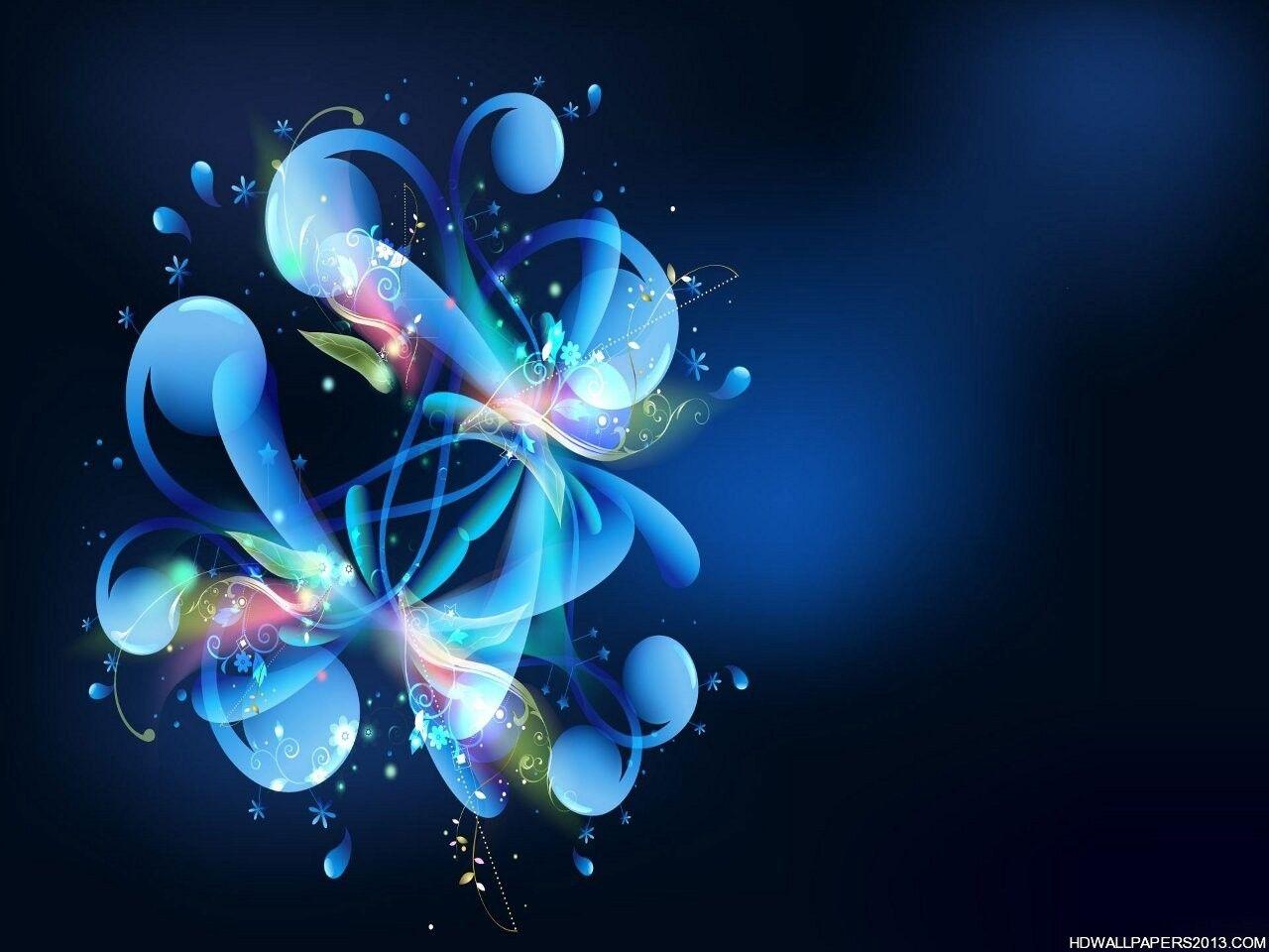 1280x960 Blue Flower Abstract Wallpaper Blue Flower Abstract Wallpaper & Background Download