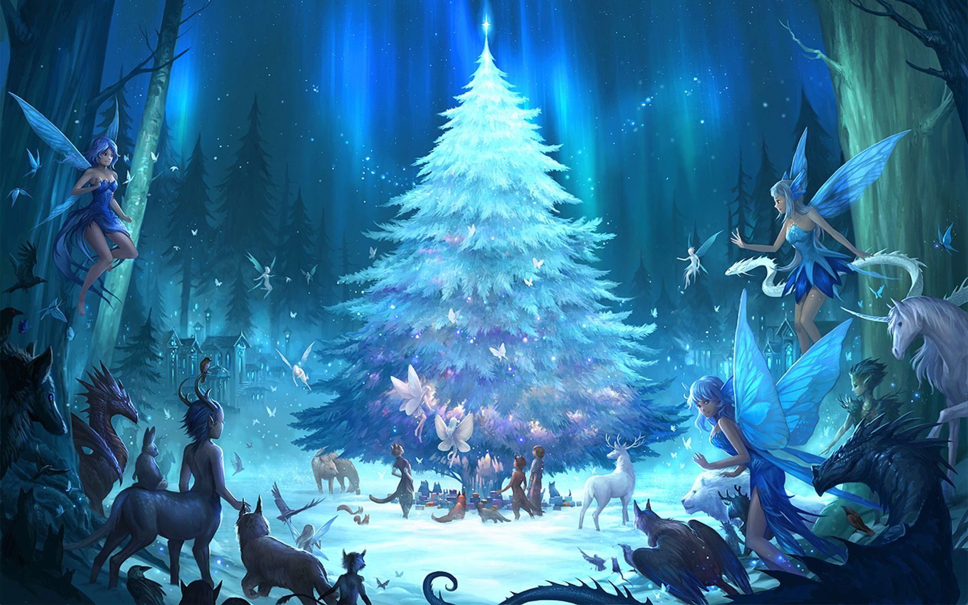 Christmas Fairy Wallpapers - Top Free Christmas Fairy Backgrounds 