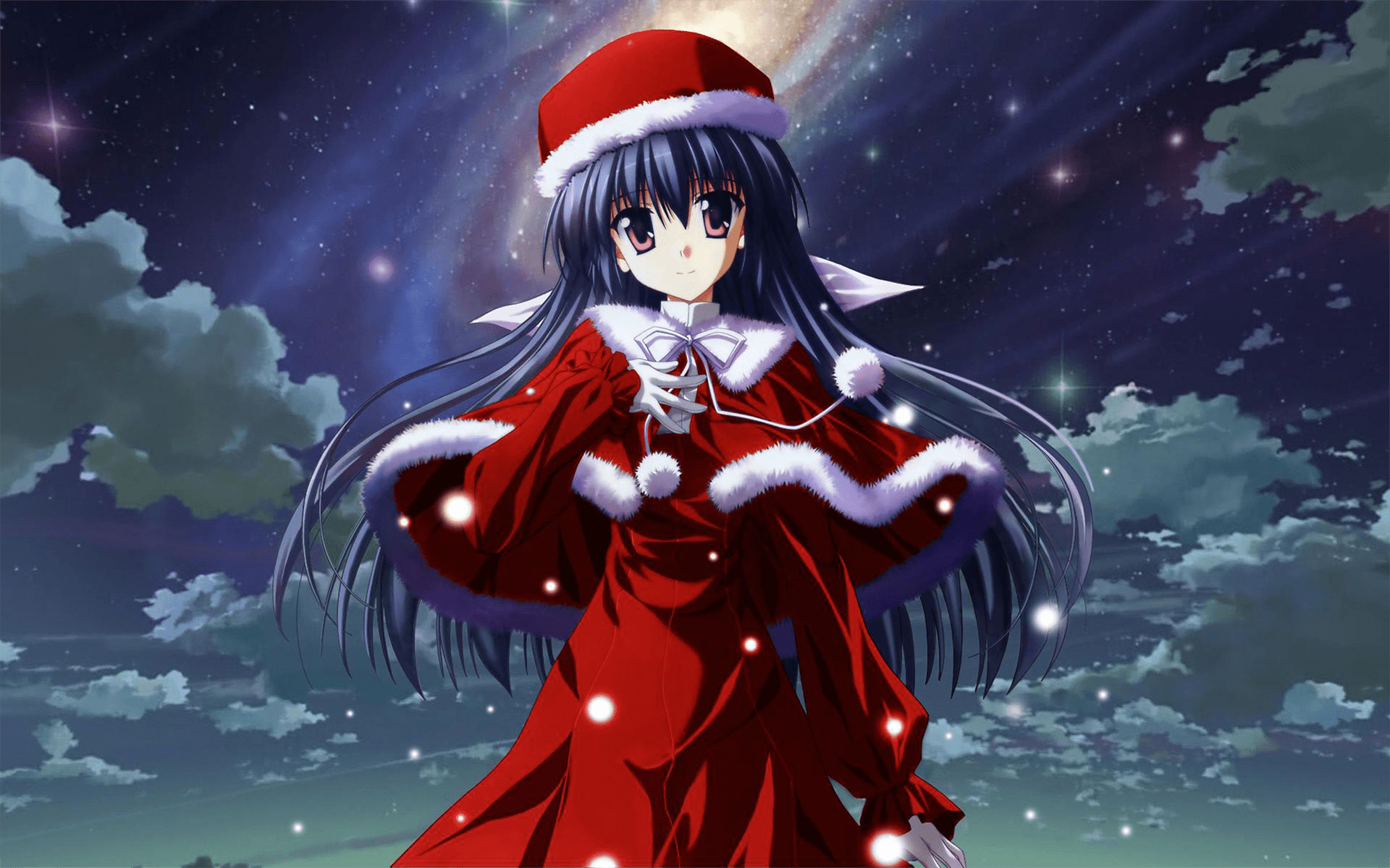 1920x1200 Christmas, wallpaper, fairy, nanao, memories, yuko, image, konachan, amamiya