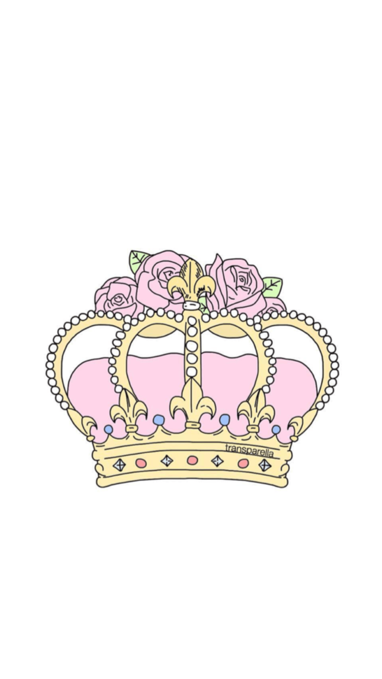 1242x2208 Best Of Aesthetic Girly Queen Rose Gold Crown Wallpaper image