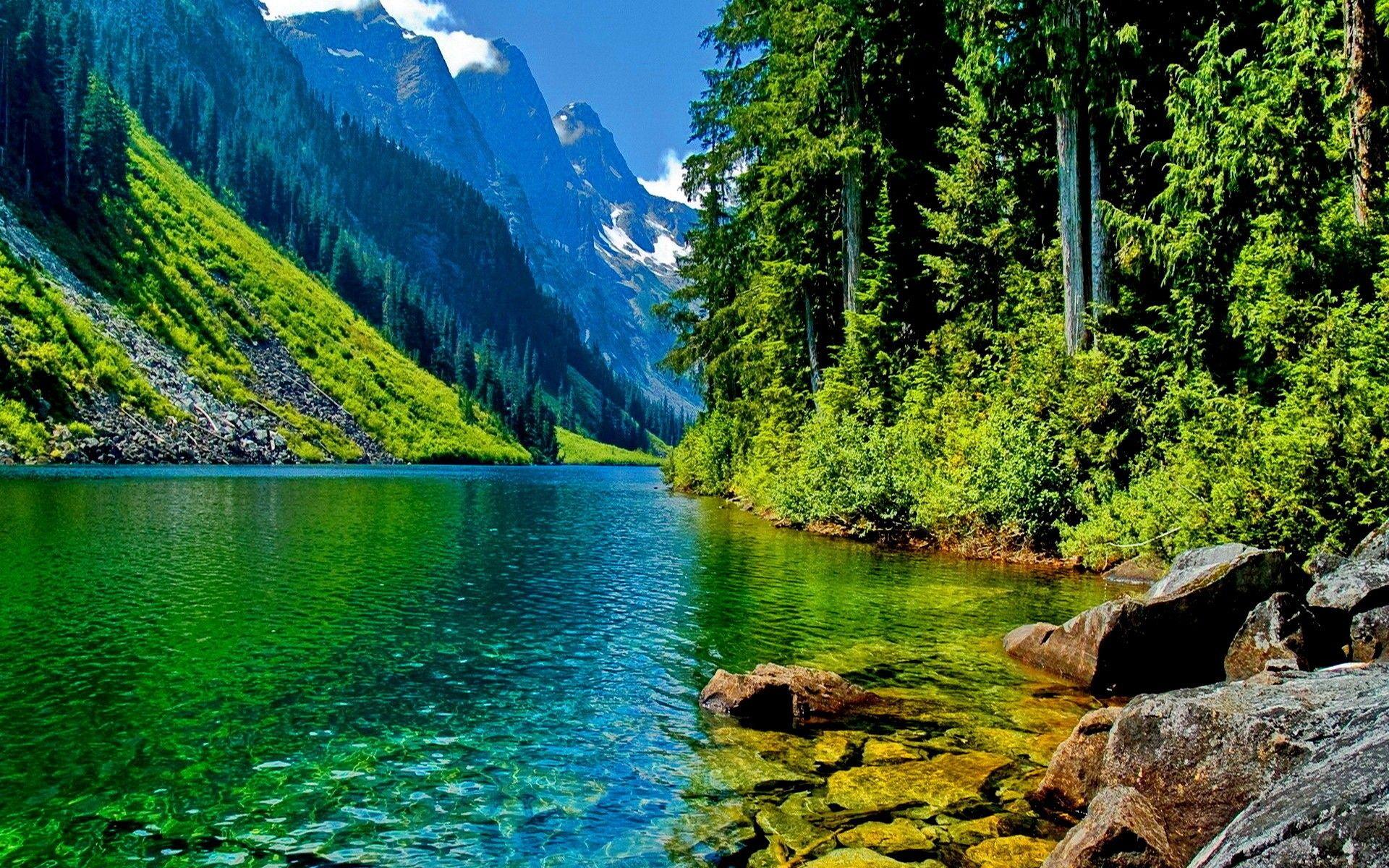 1920x1200 Mountain Landscape Wallpaper