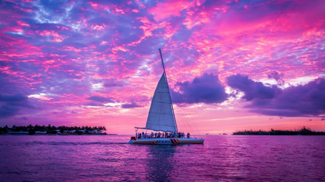 Blue Pink Sunset Wallpapers Top Free Blue Pink Sunset Backgrounds