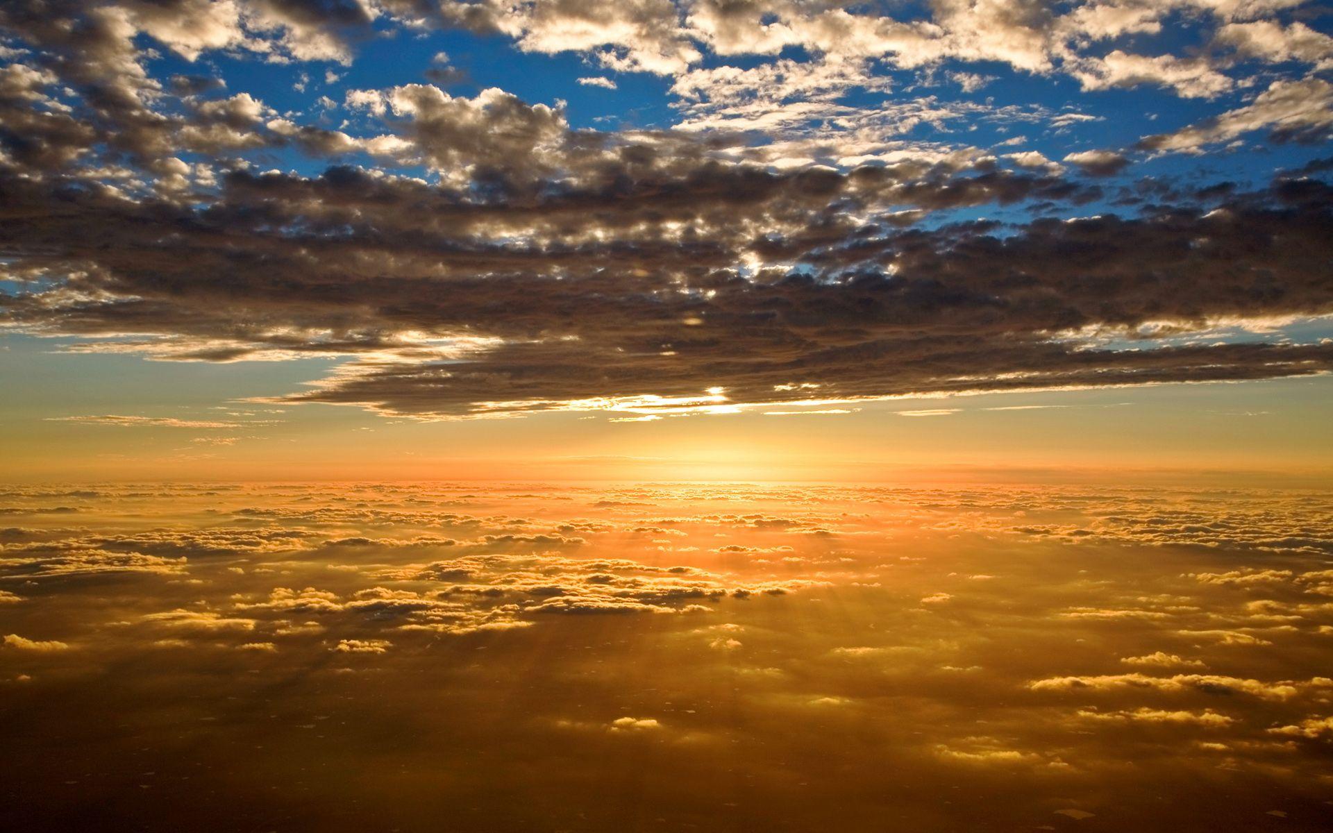 1920x1200 Golden Sunset Wallpaper