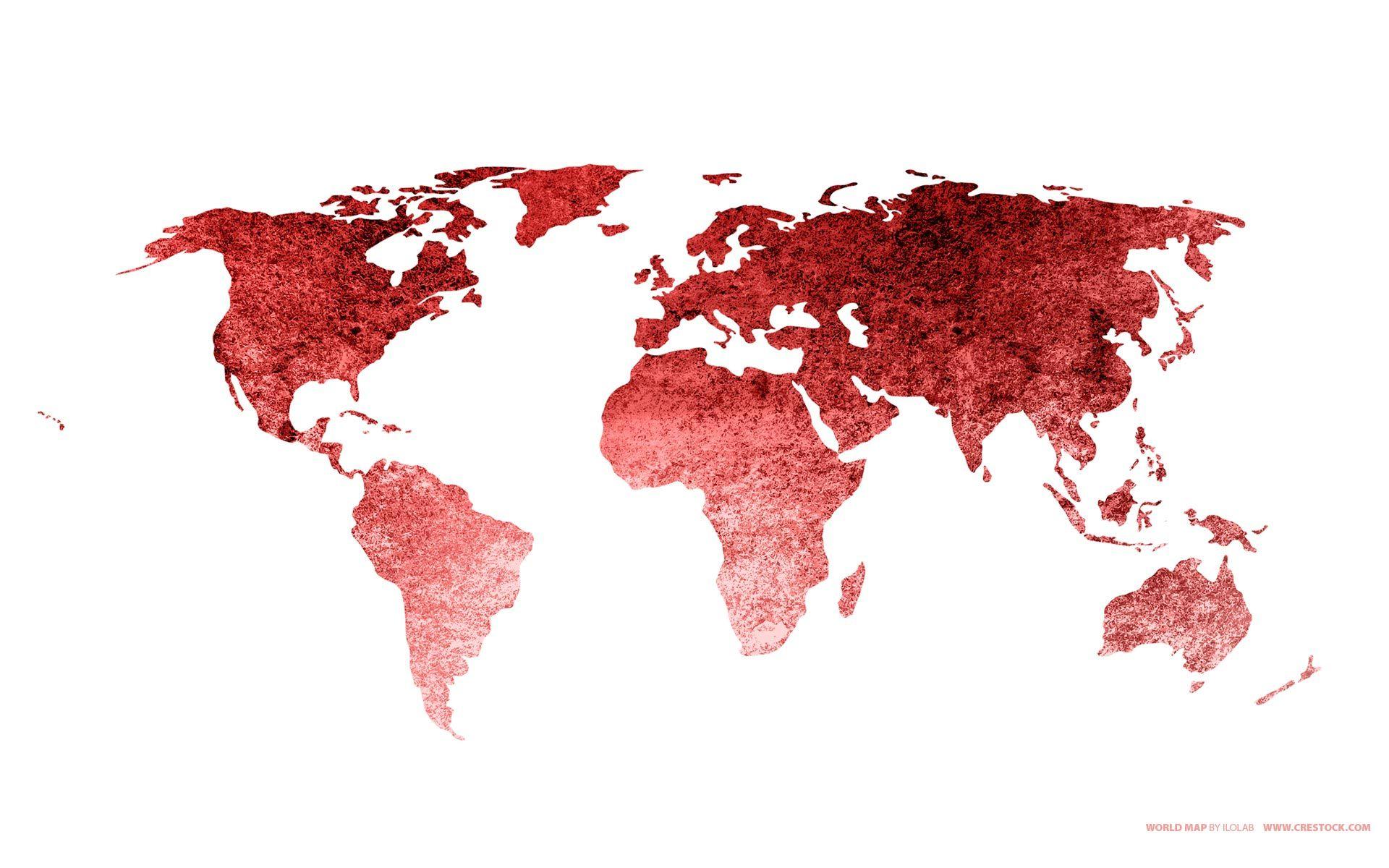 Red World Map Wallpapers - Top Free Red World Map Backgrounds ...