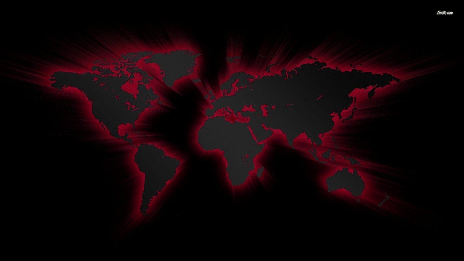 Red World Map Wallpapers - Top Free Red World Map Backgrounds