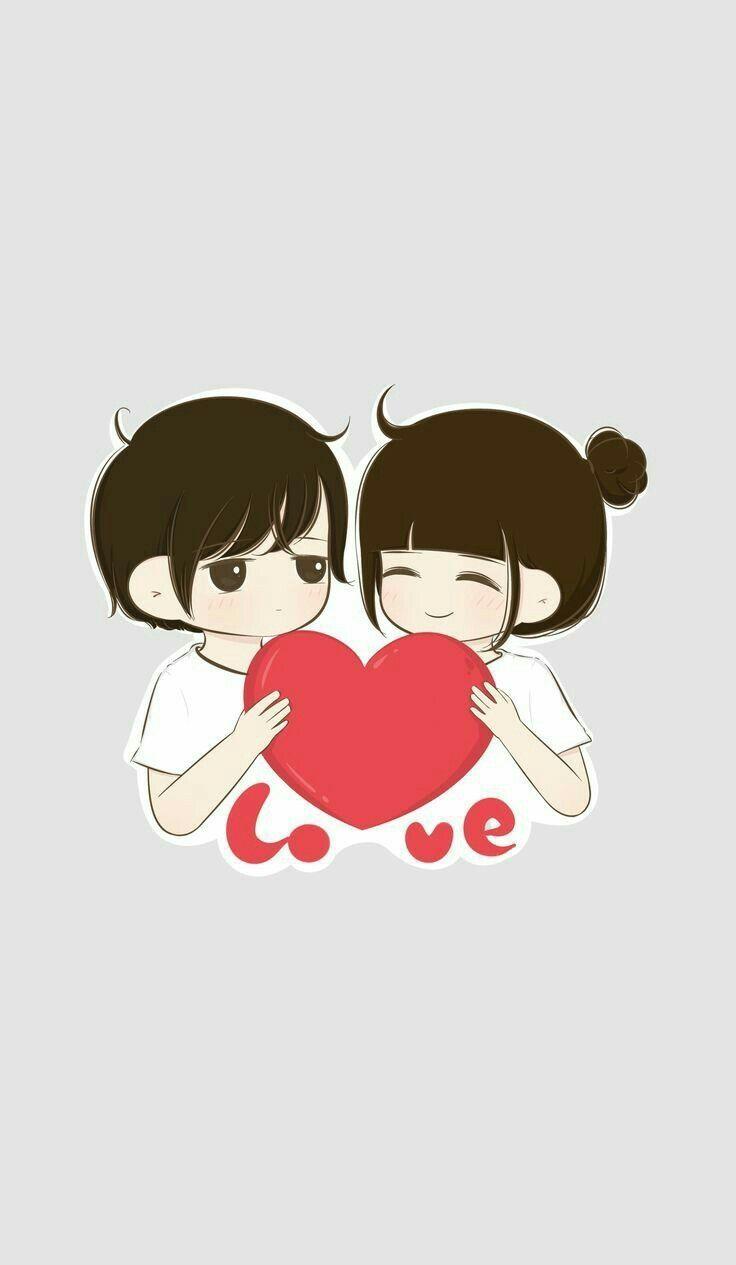 736x1265 Pin Products Or Services On Cute Couples In 2019 Love with I Love Cartoon Wallpaper. Love cartoon couple, Cute couple wallpaper, Cute love cartoons