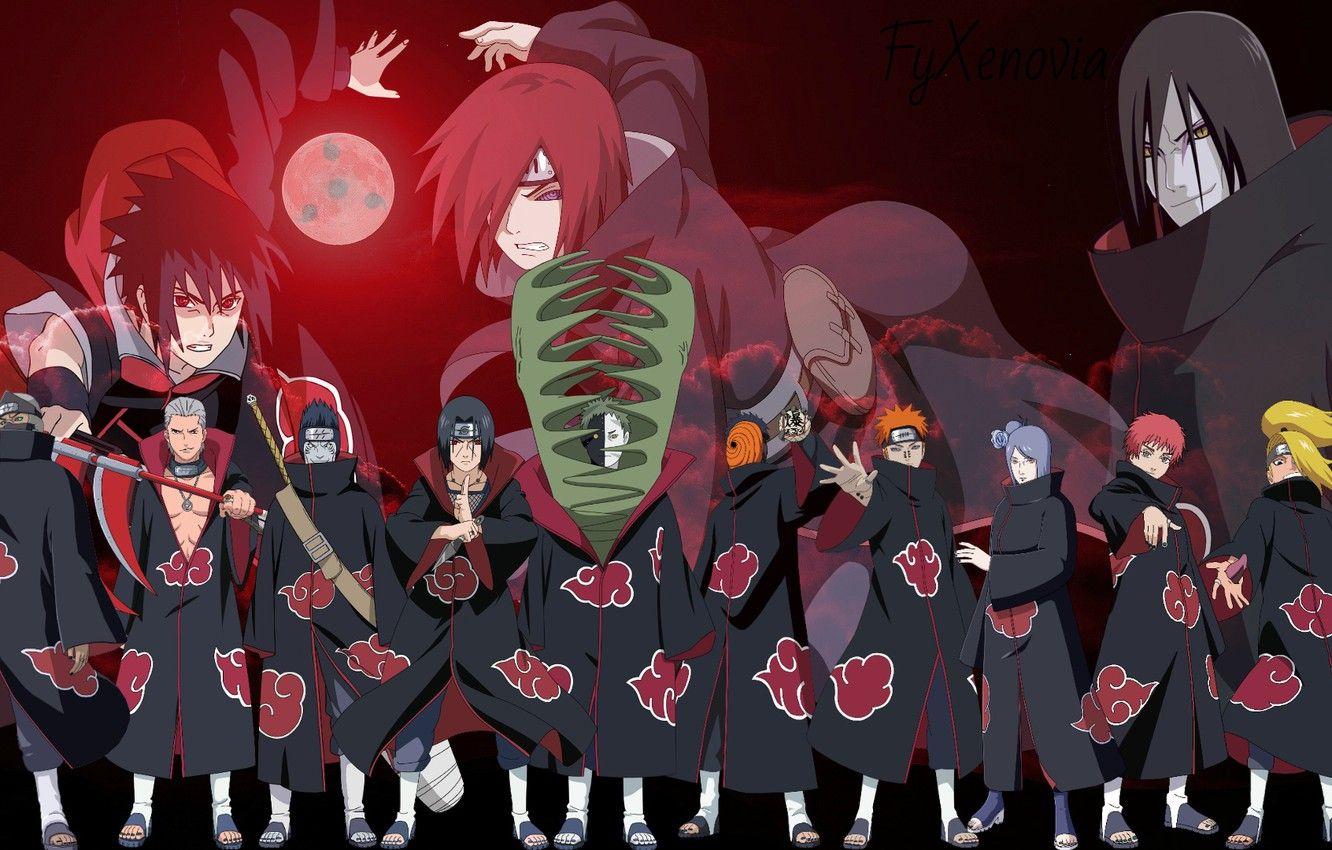 1332x850 Photo Wallpaper The Bandits, Shippuuden, Naruto, Akatsuki Wallpaper Naruto