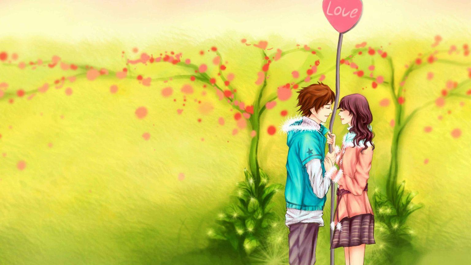 1536x864 Free download 3D Love Couple Cartoon Wallpaper Download 3D wallpaper HD [3840x2160] for your Desktop, Mobile & Tablet. Explore Love Couples Wallpaper. Wallpaper of Couples, Sweet Couple Wallpaper, Love