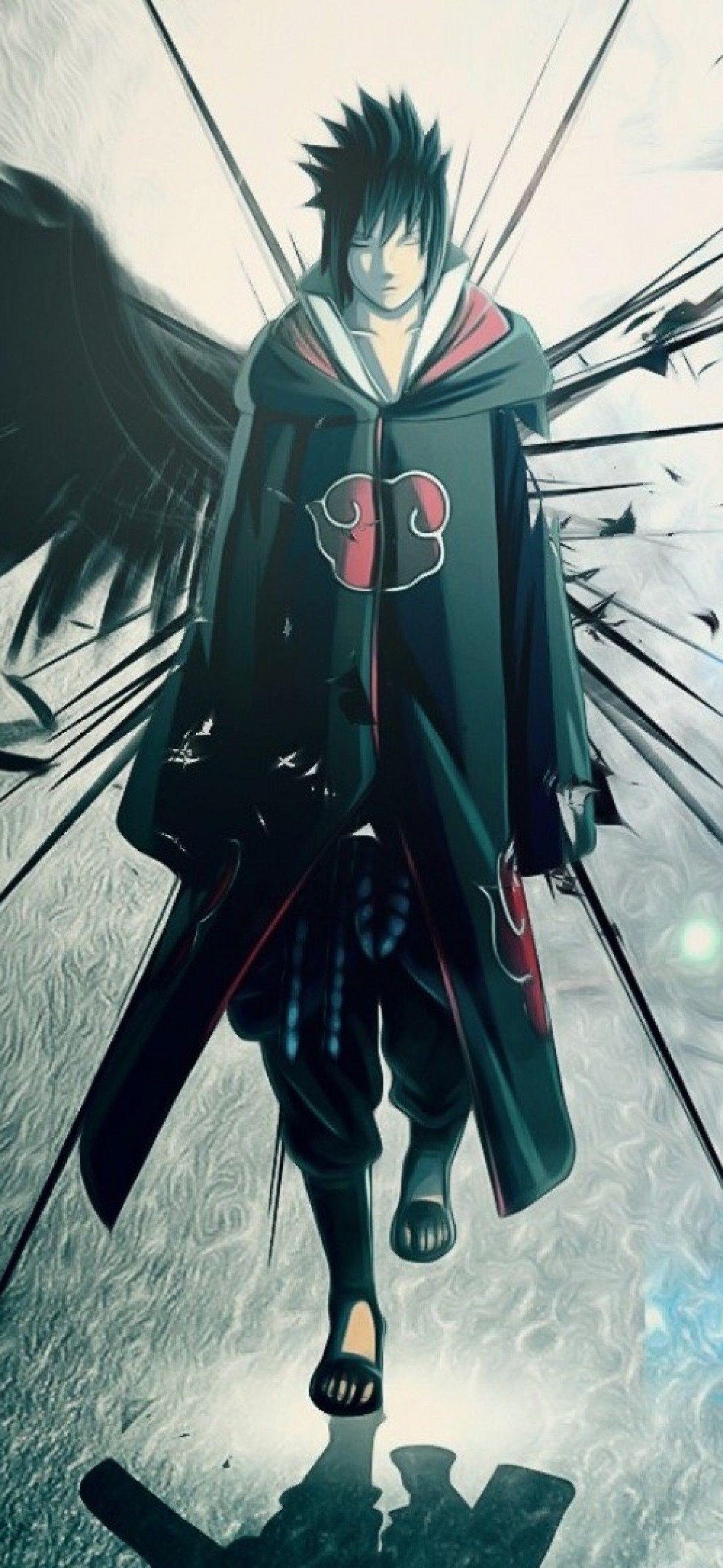 1440x3120 Download 1440x3120 Uchiha Sasuke, Naruto Shippuden, Akatsuki Wallpaper for Huawei Mate 20 Pro, LG G7 ThinQ, LG V40 ThinQ