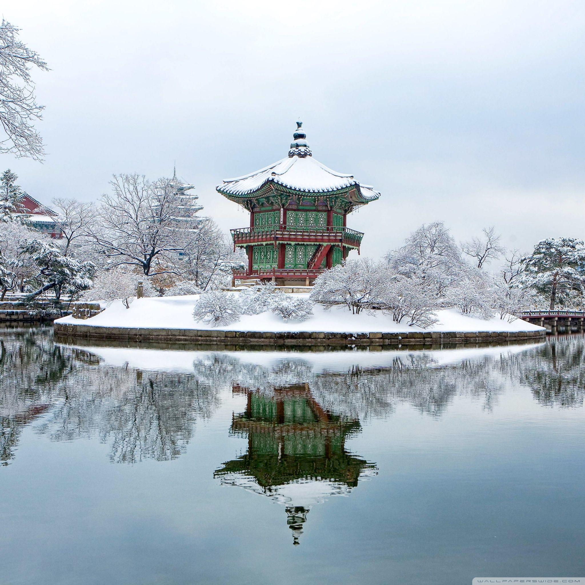 2048x2048 Gyeongbok Palace, South Korea, Winter Ultra HD Desktop Background Wallpaper for 4K UHD TV : Widescreen & UltraWide Desktop & Laptop : Tablet
