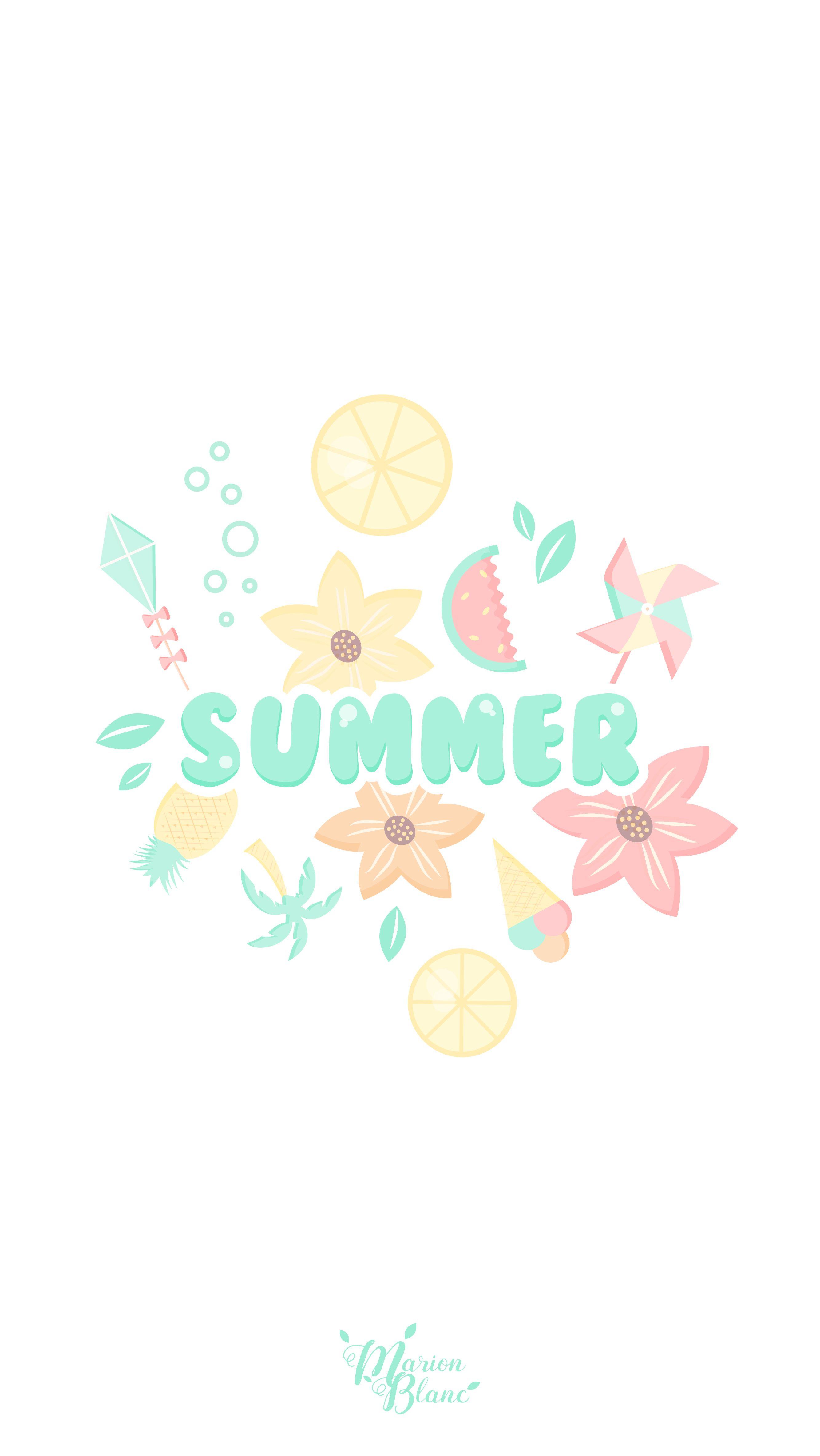 2667x4733 Kawaii Summer Wallpaper