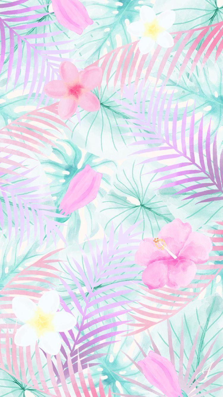 750x1333 Summer Cute Pretty Wallpaper