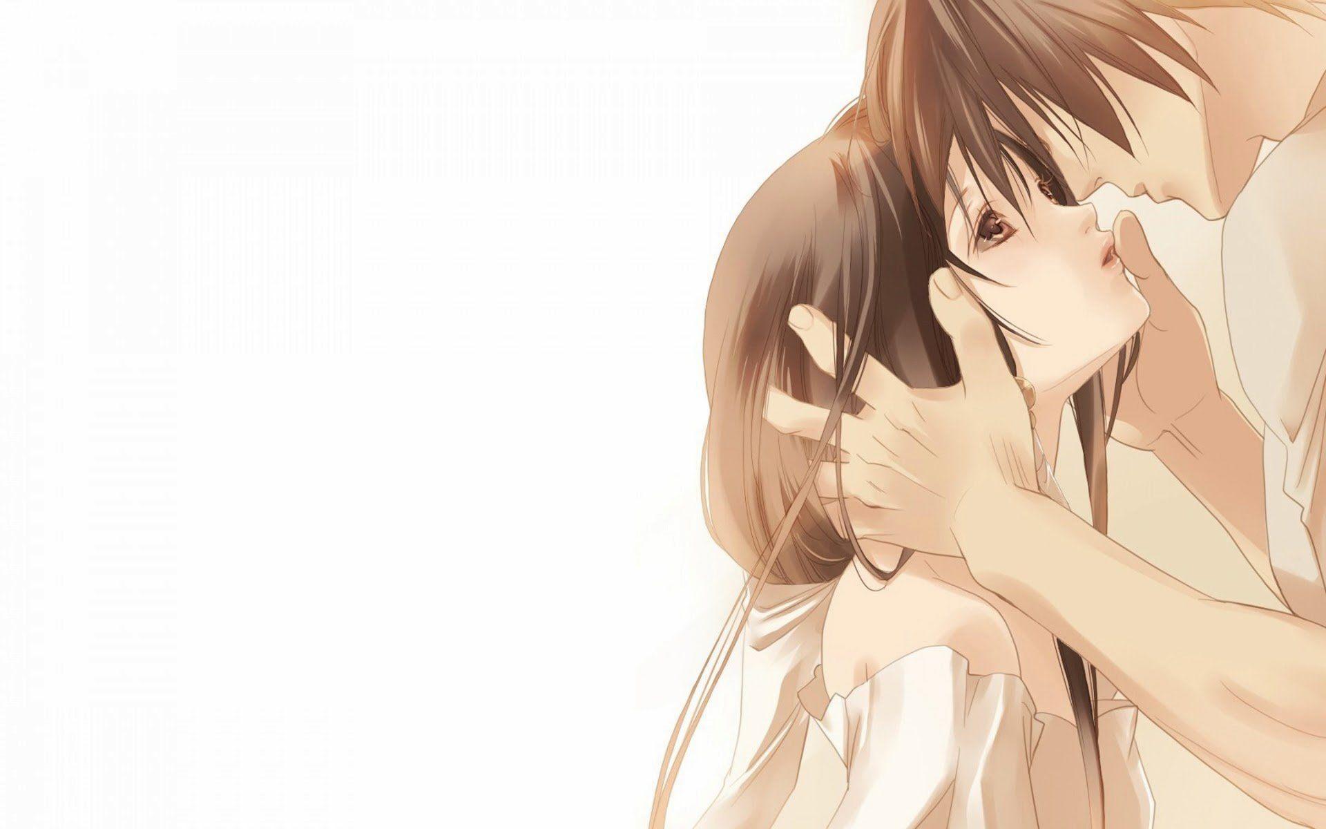 1920x1200 Cute Anime Couple Wallpaper