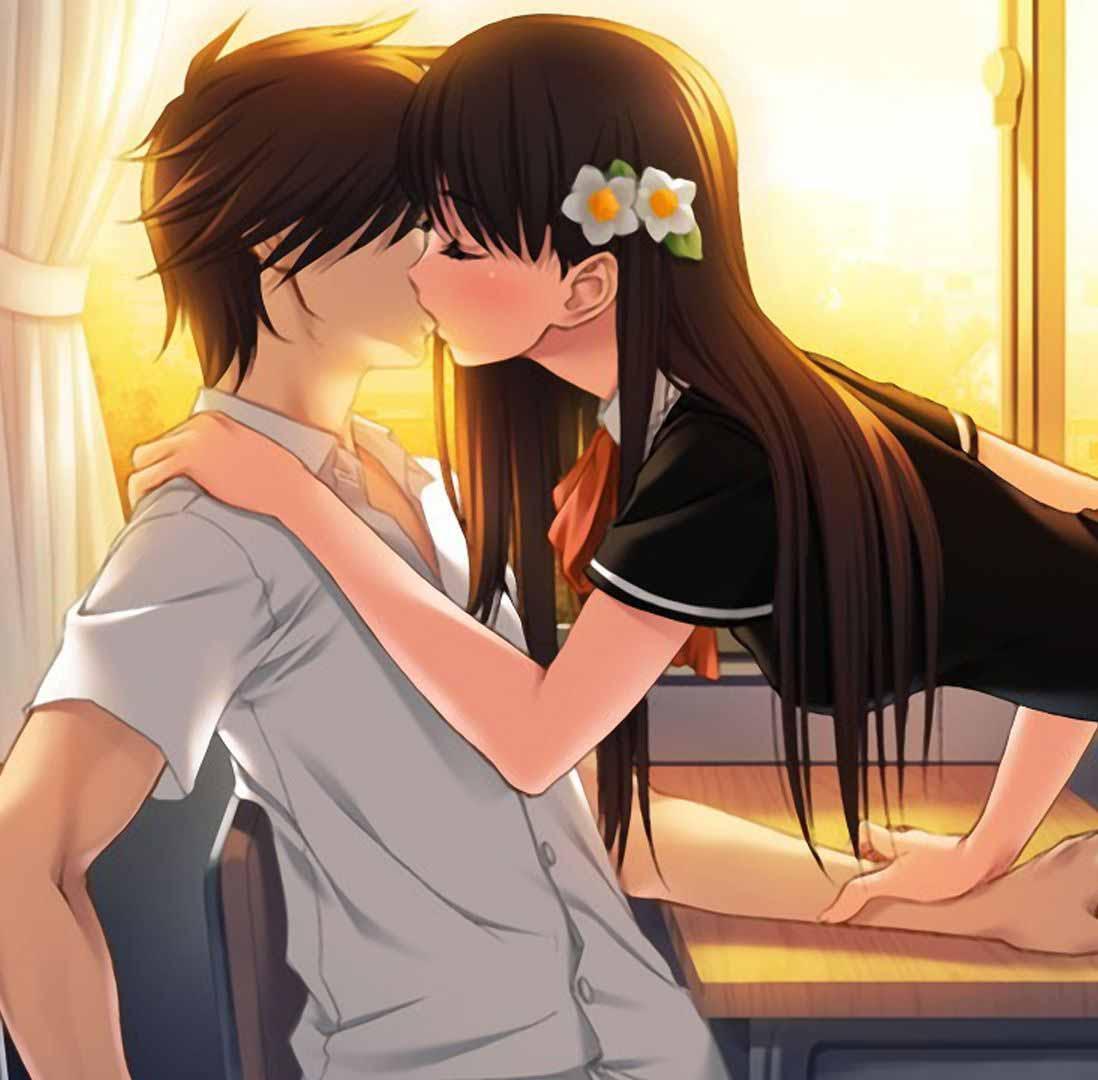 1098x1080 Romantic Kiss Wallpaper HD for Android