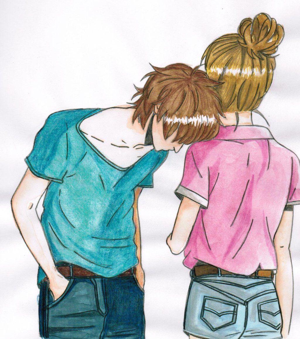 1024x1158 Cute Anime In Drawing Couple Wallpaper Cute Anime Couple Wallpaper Couple Anime