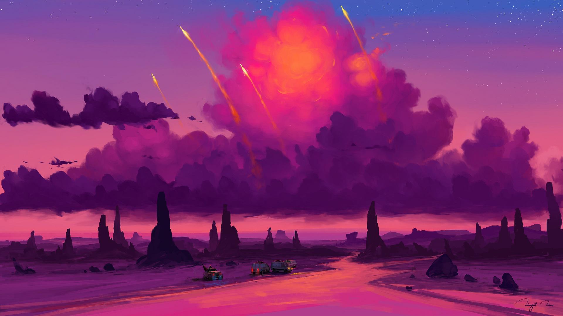 1920x1080 Neon Sky [1920x1080]