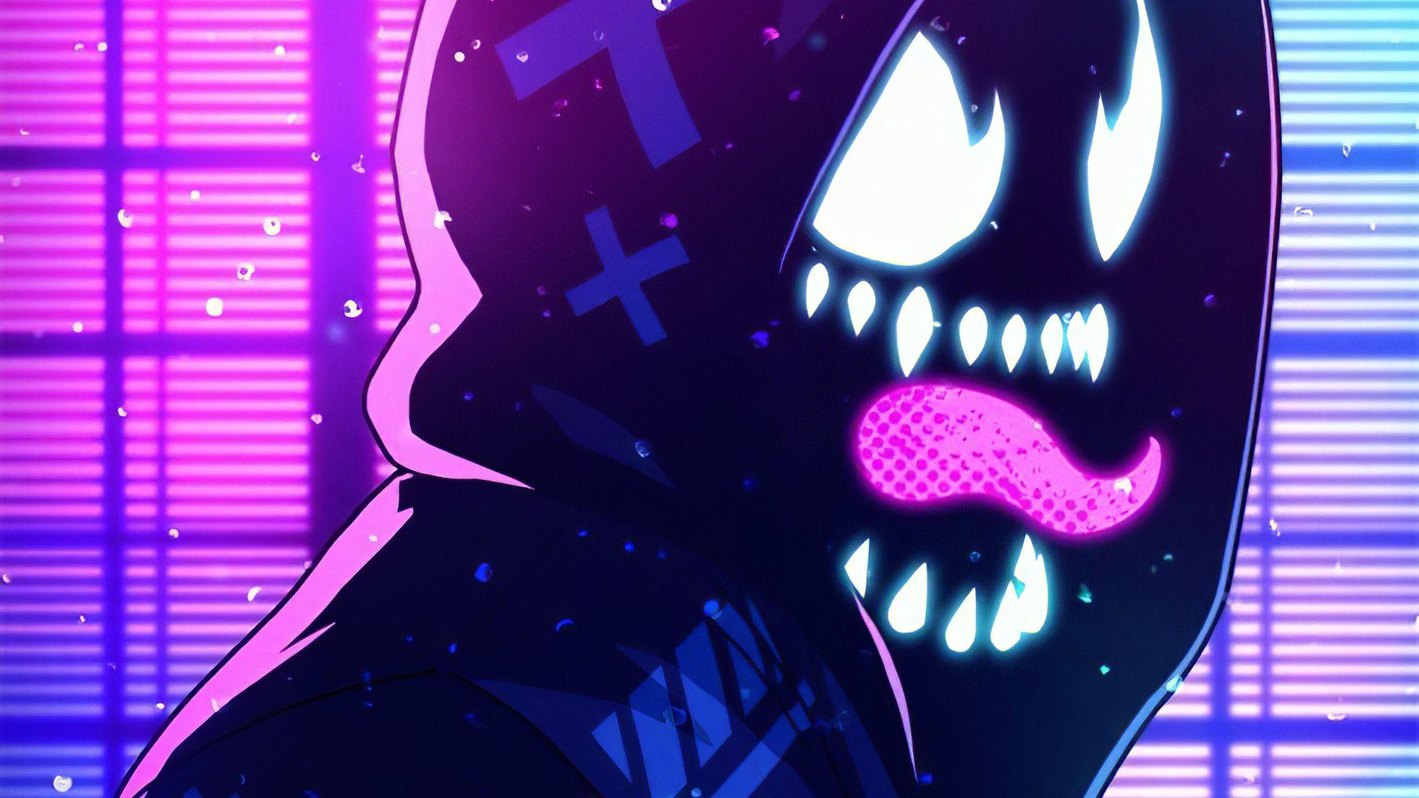 2048x1152 Neon Noir Venom Art 2048x1152 Resolution HD 4k Wallpaper, Image, Background, Photo and Picture