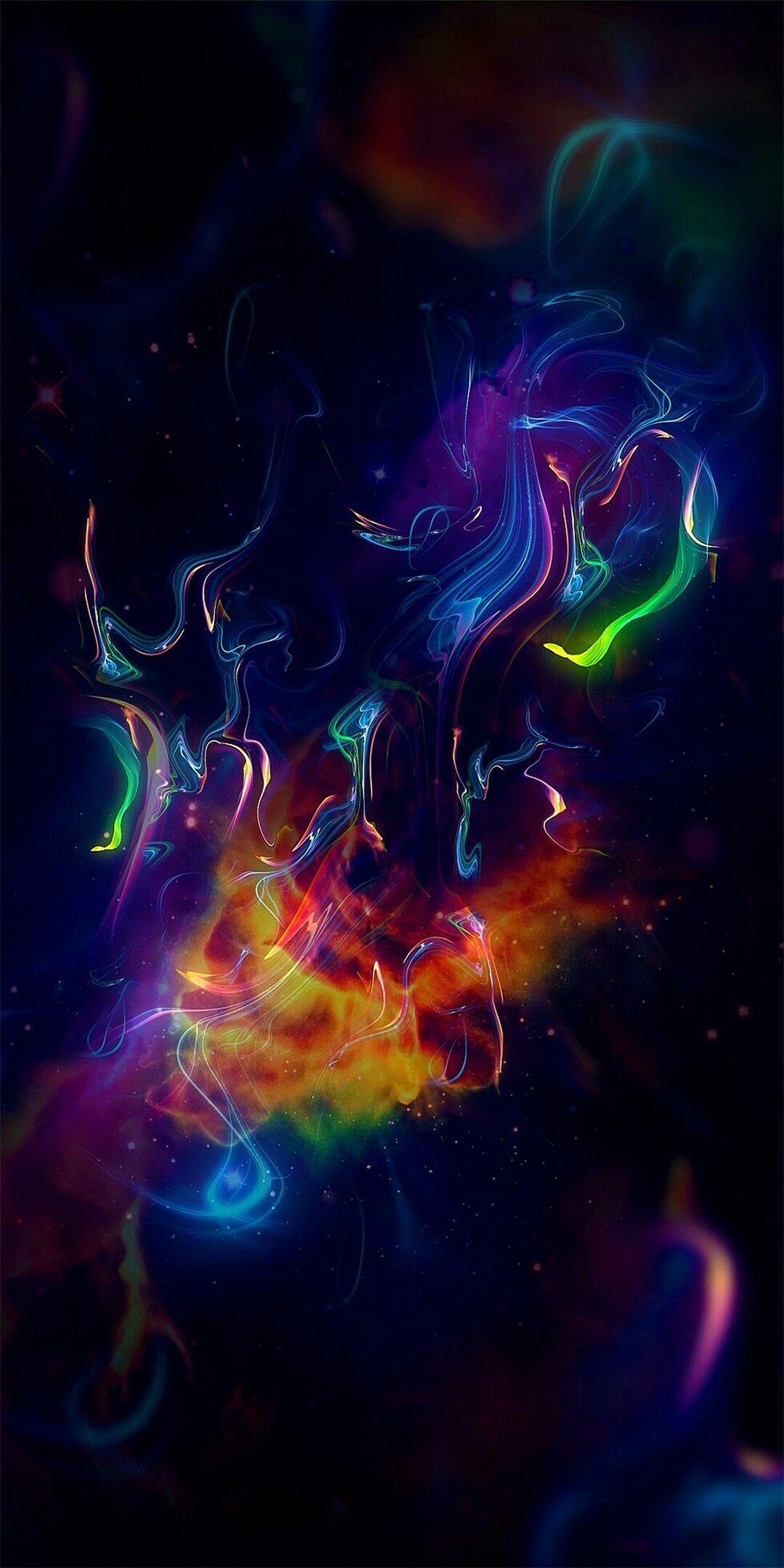 1080x2160 Colors of neon in the sky. Wallpaper diy crafts, Neon wallpaper, Xiaomi wallpaper