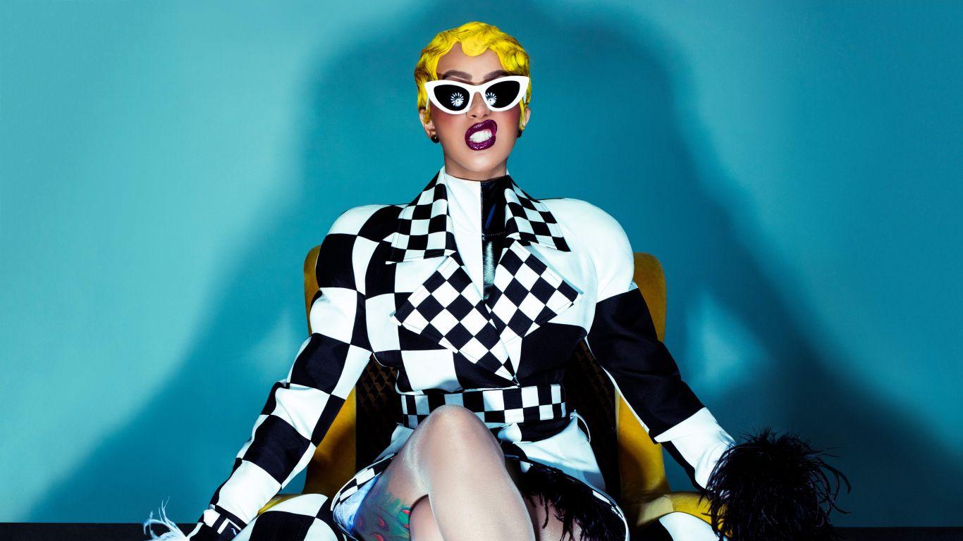1366x768 Download 1366x768 wallpaper cardi b, american rapper, singer, celebrity, tablet, laptop, 1366x768 HD image, background, 7955