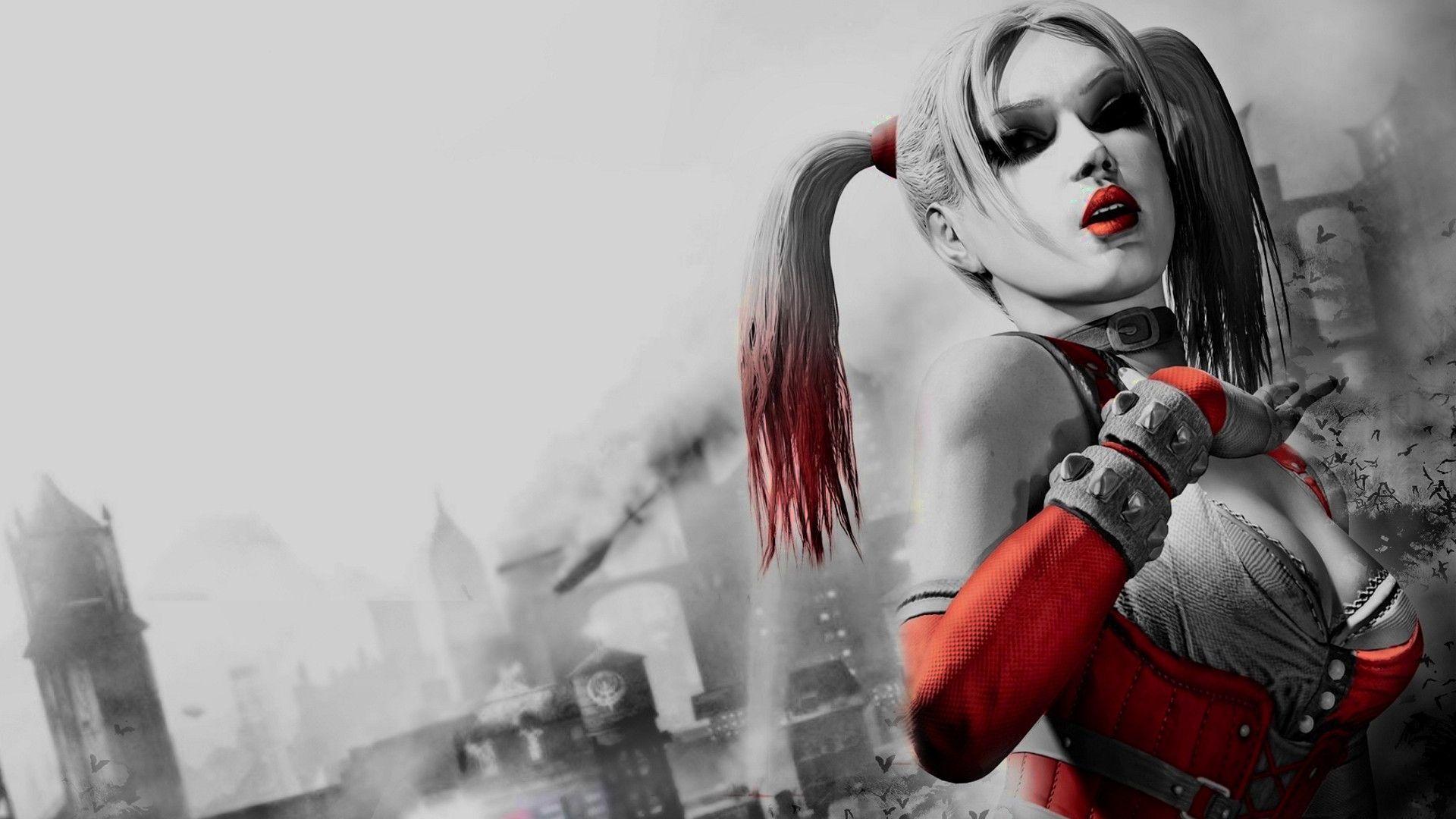 1920x1080 Harley Quinn Batman Arkham City Wallpaper
