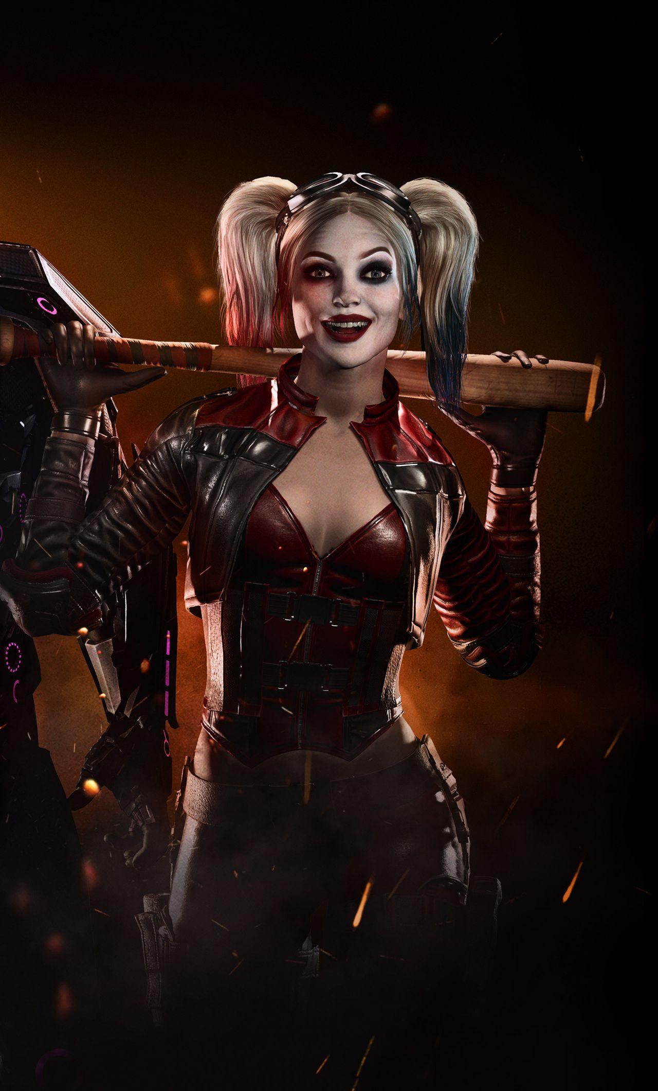 1280x2120 Harley Quinn Injustice Wallpaper