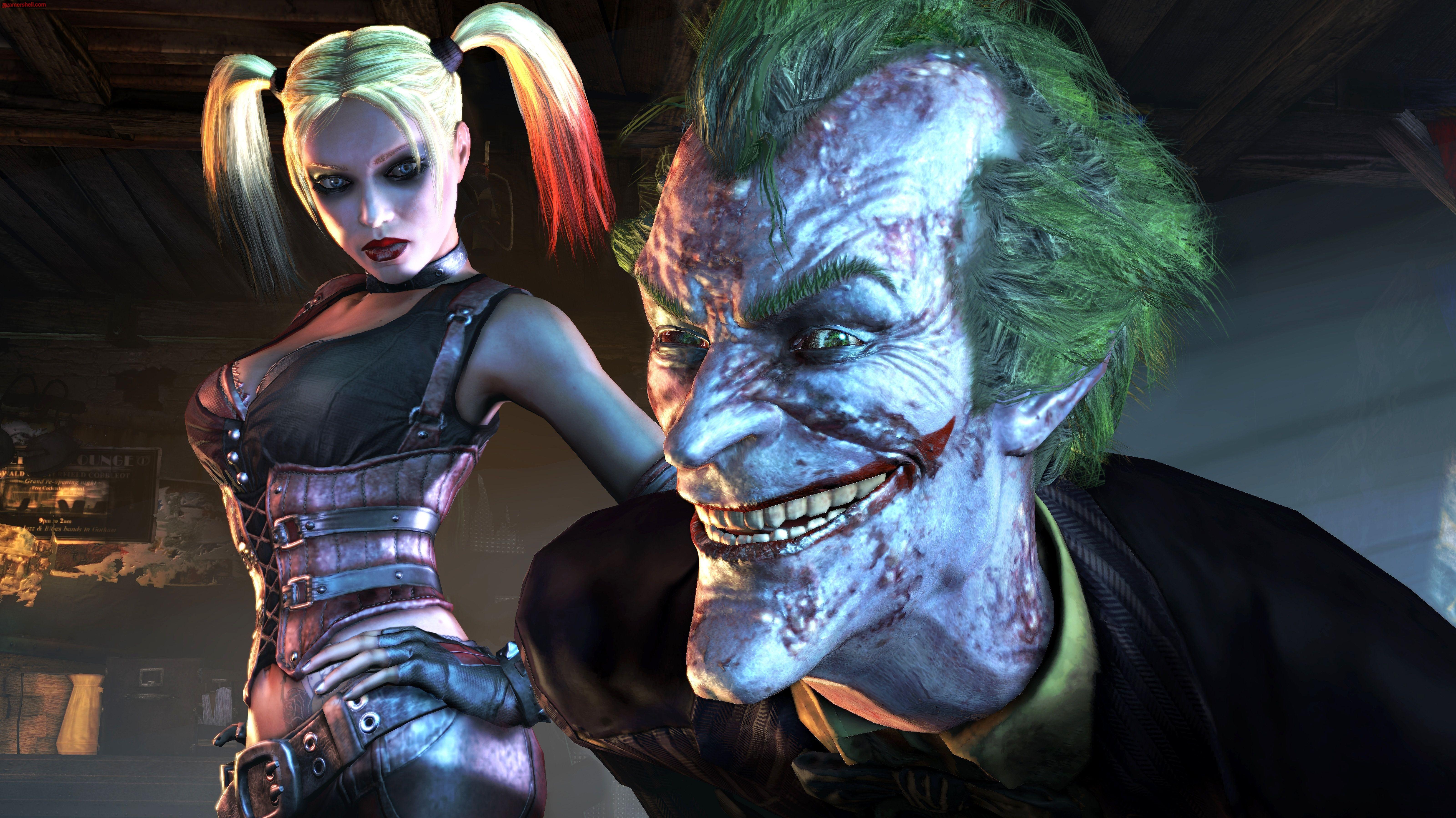 6400x3600 Batman Dc Comics The Joker Harley Quinn Arkham HD Wallpaper Widesreen :