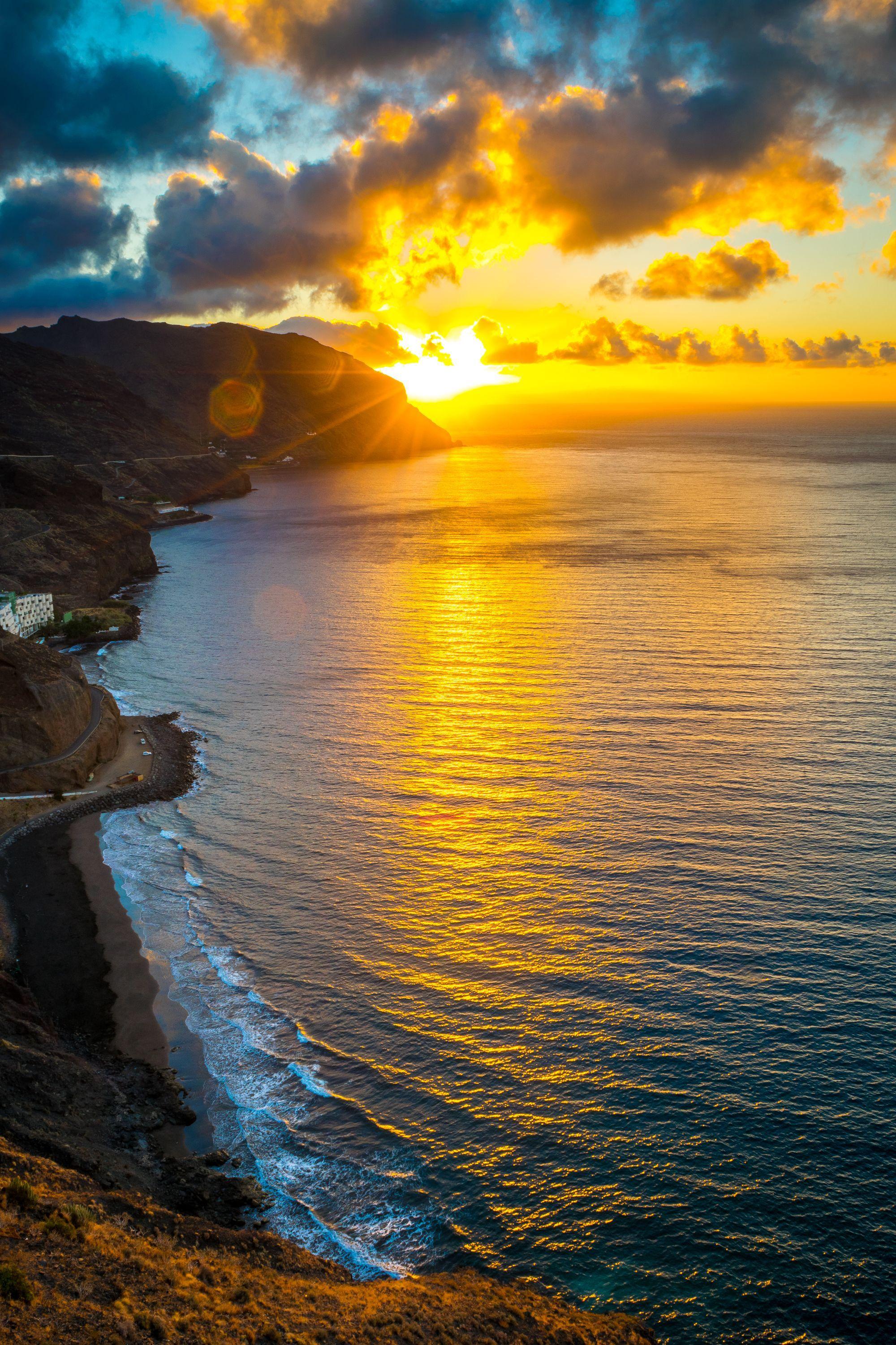 Tenerife Sunset Wallpapers Top Free Tenerife Sunset Backgrounds