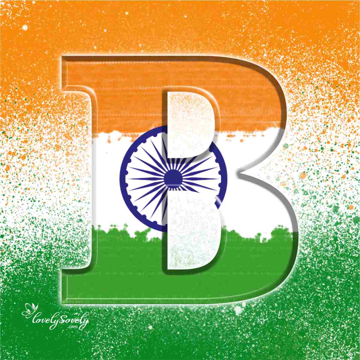 1201x1201 Alphabet Tiranga Image National Flag Name Ka Tiranga