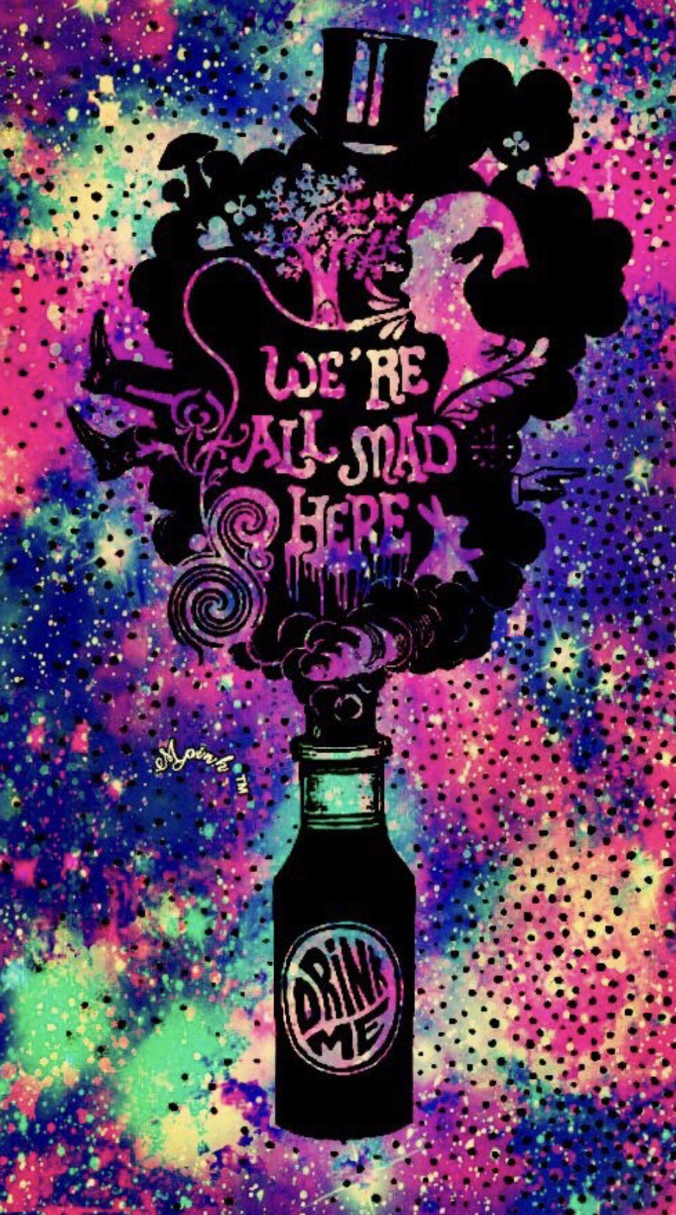 984x1768 Alice In Wonderland Android Wallpaper
