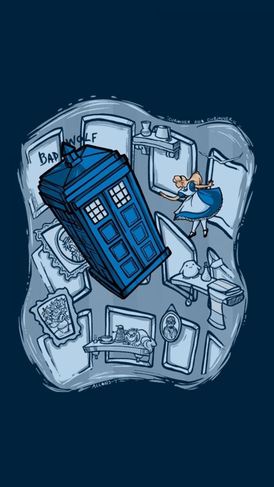 1080x1920 iPhone Alice In Wonderland Cartoon Wallpaper