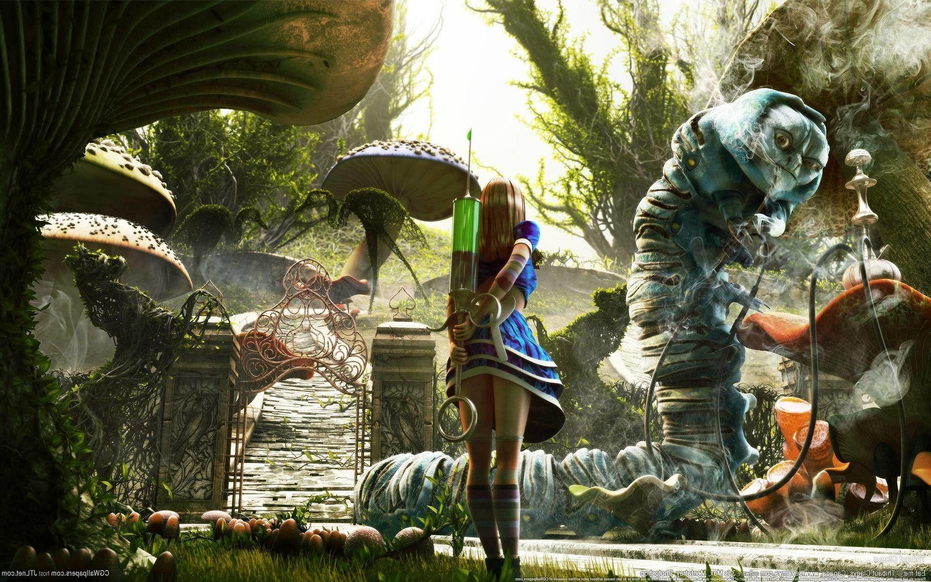 1920x1200 Data Src In Wonderland Fantasy Background HD Wallpaper