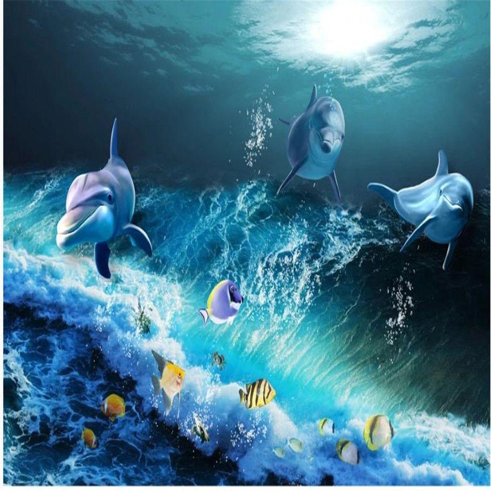 960x960 Custom wallpaper 3D Ocean wallpaper TV background wall beautiful scenery wallpaper. Wallpaper