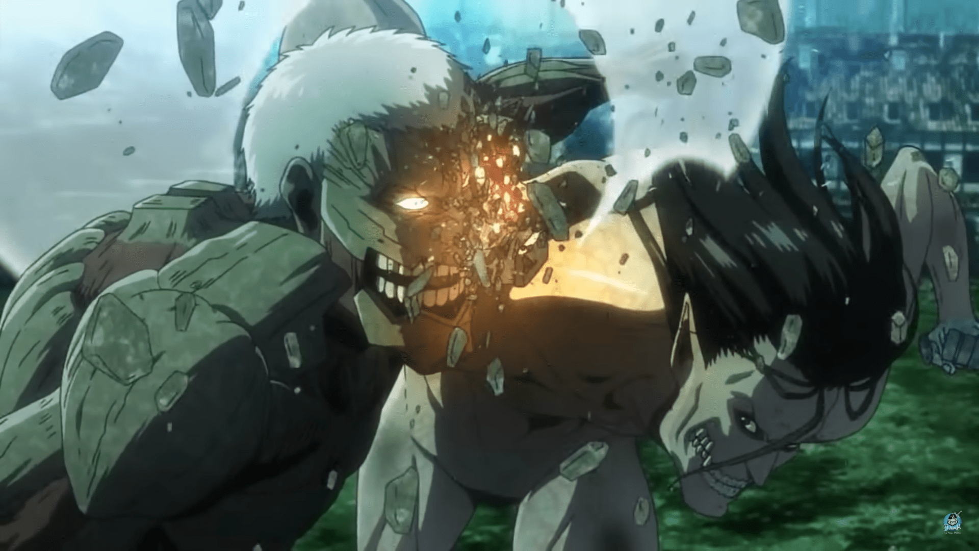 1920x1080 Attack On Titans Shingeki No Kyojin Eren Jeager Armored Titan Wallpaper:1920x1080