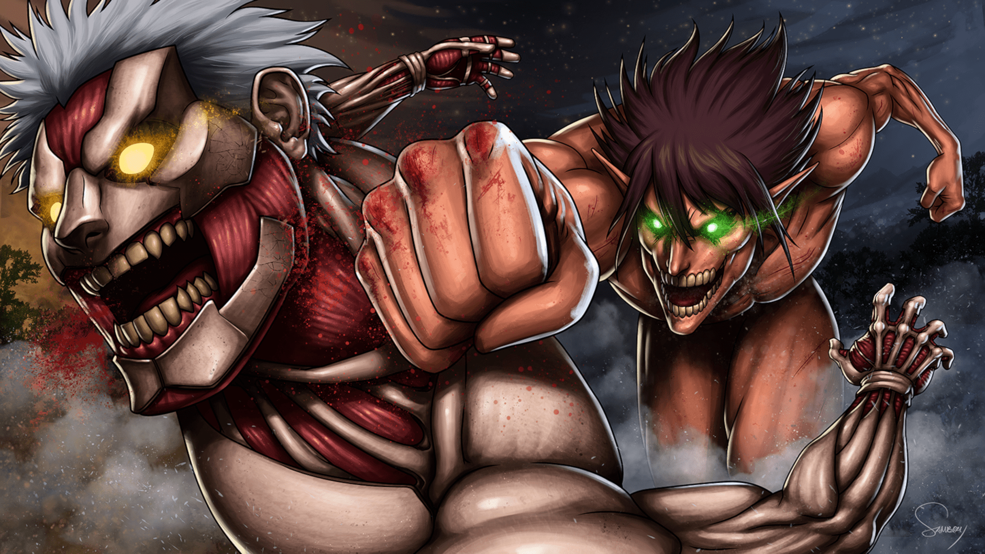 1920x1080 Attack On Titan Wallpaper. HD Attack On Titan Background