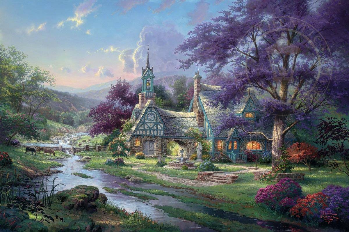 1200x797 Thomas Kinkade Summer Wallpaper