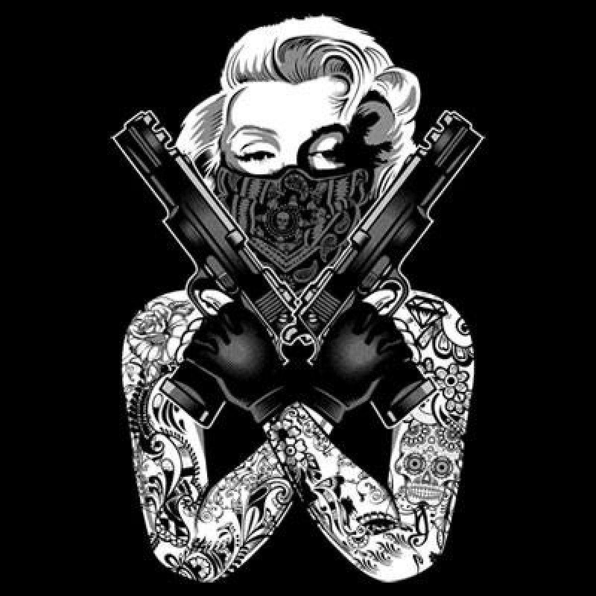 1200x1200 Gangsta Cartoon Wallpaper
