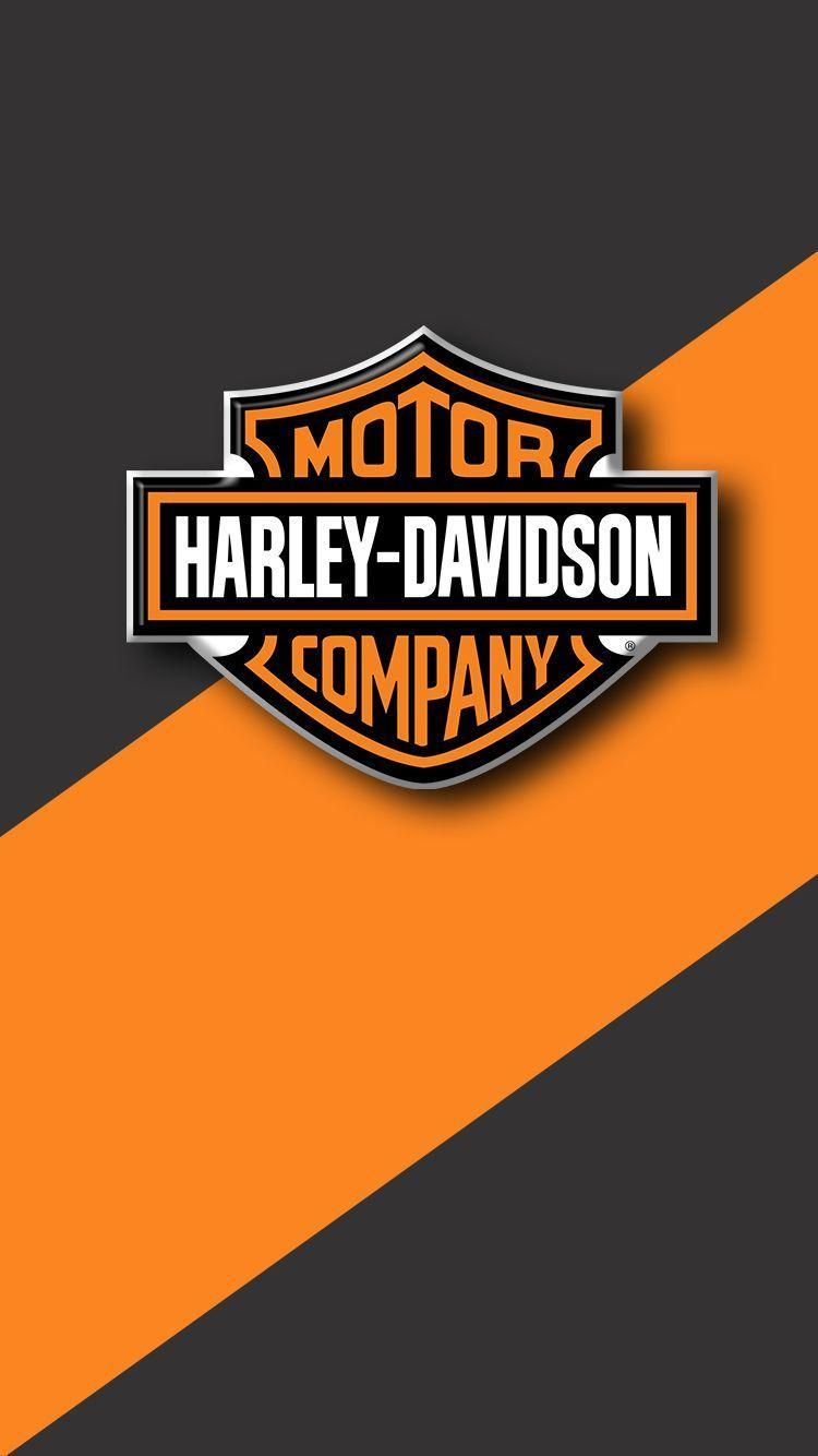 750x1334 Harley Davidson Logo Phone Wallpaper