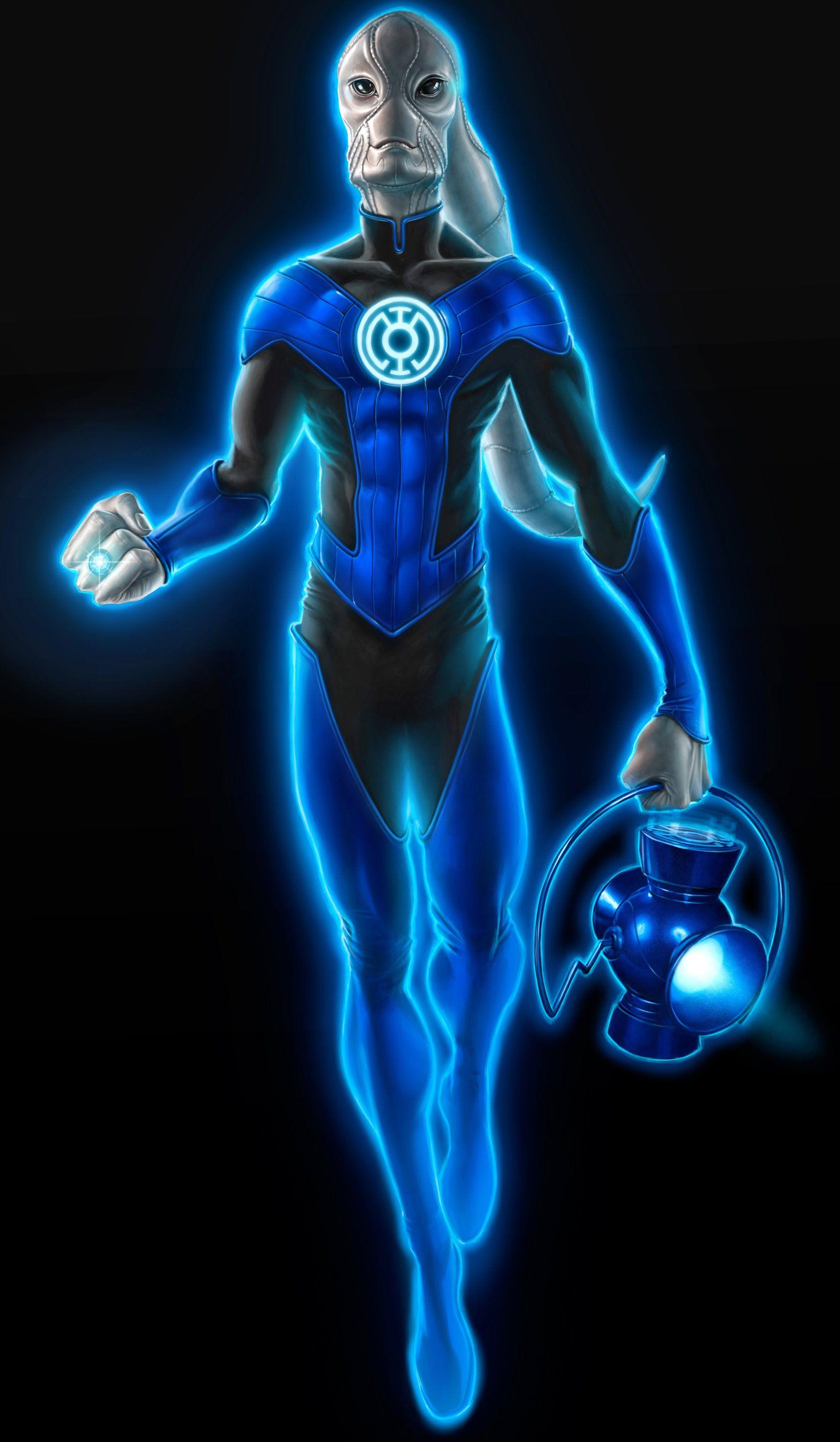 blue lantern iphone wallpaper