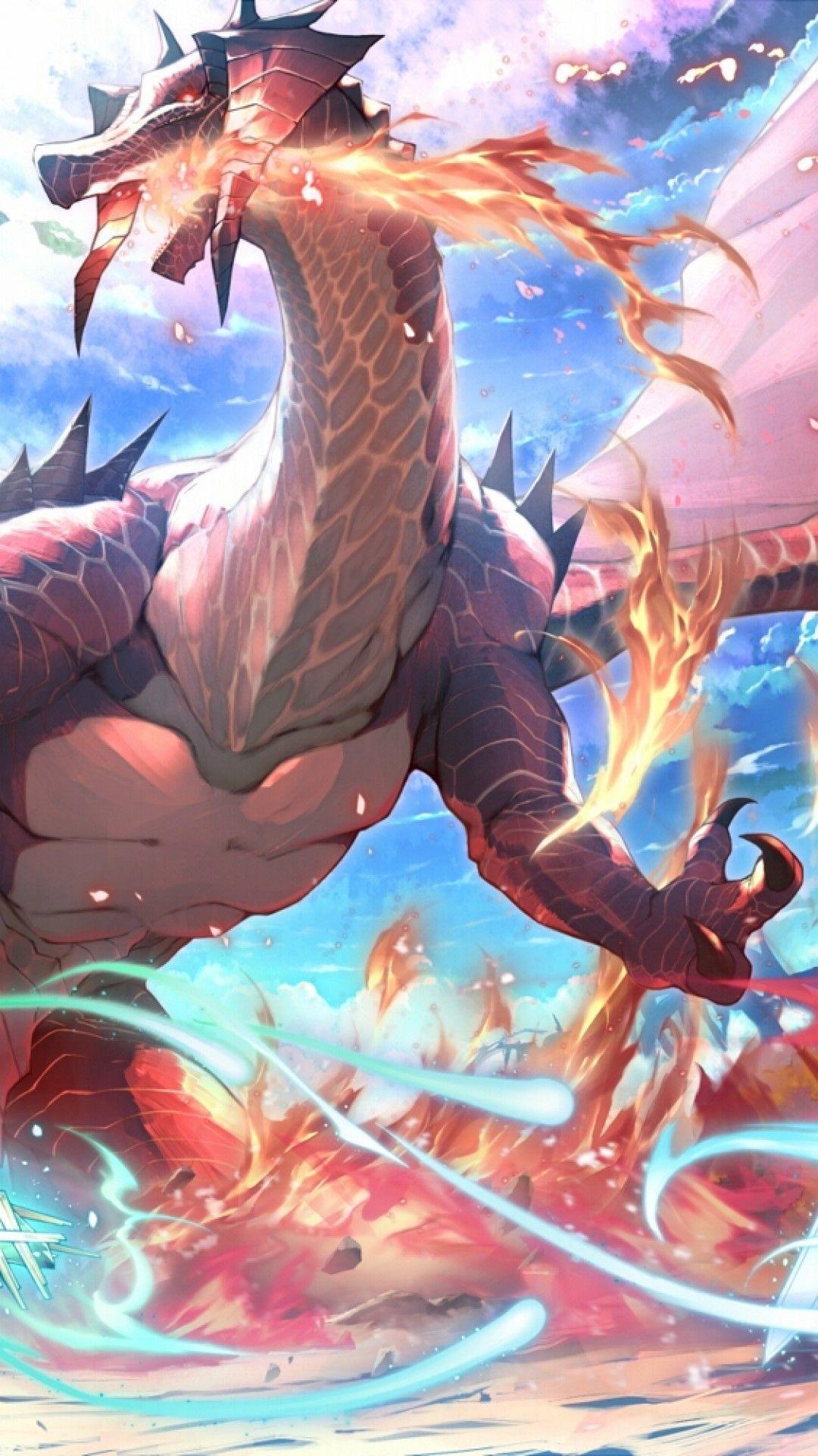 1080x1920 Anime Dragon iPhone Wallpaper
