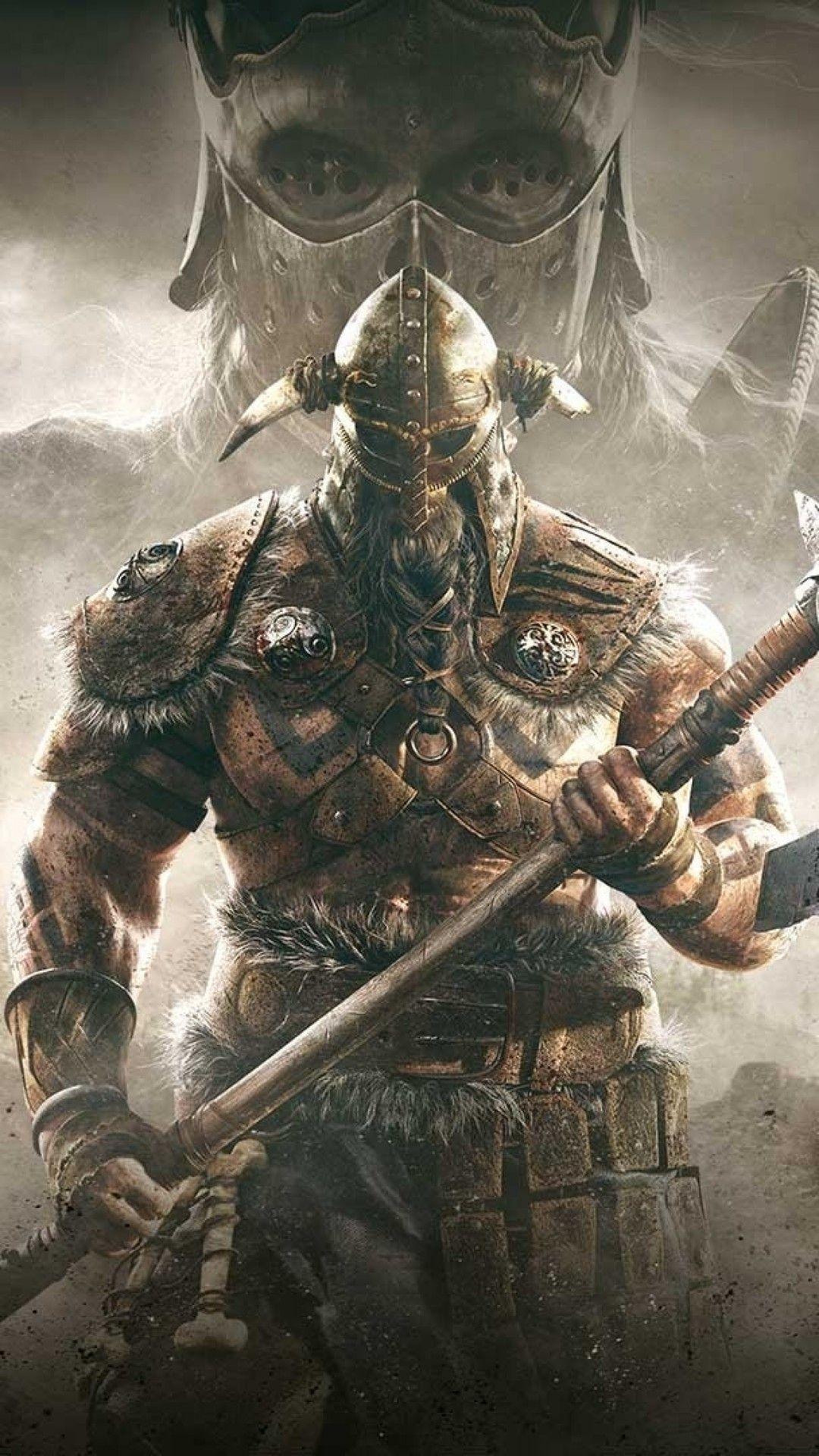 1080x1920 Download 1080x1920 For Honor, Crusaders, Ubisoft, Axe, Sword, Vikings, Artwork Wallpaper for iPhone iPhone 7 Plus, iPhone 6+, Sony Xperia Z, HTC One