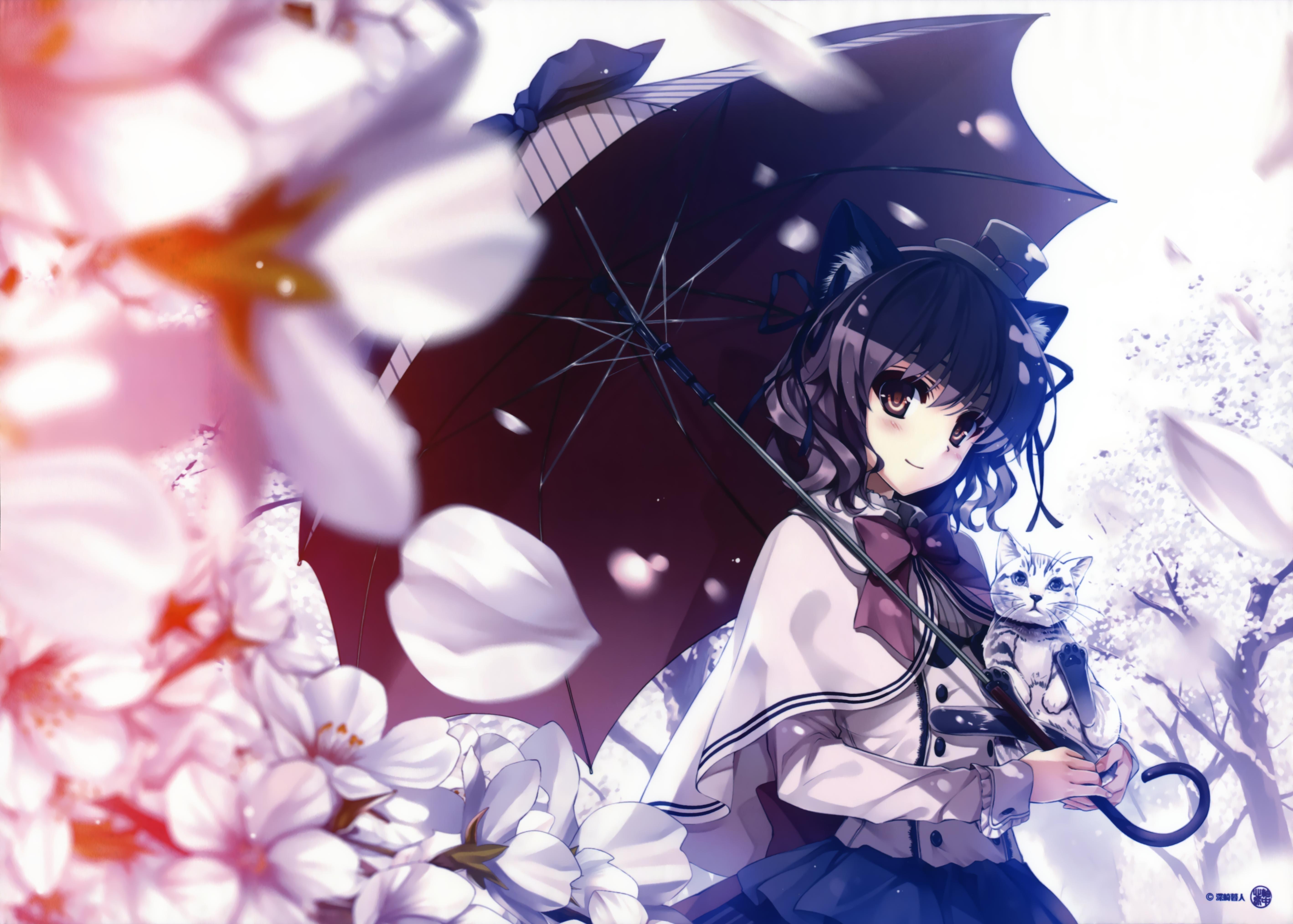 5674x4056 Sweet Neko Girl wallpaper