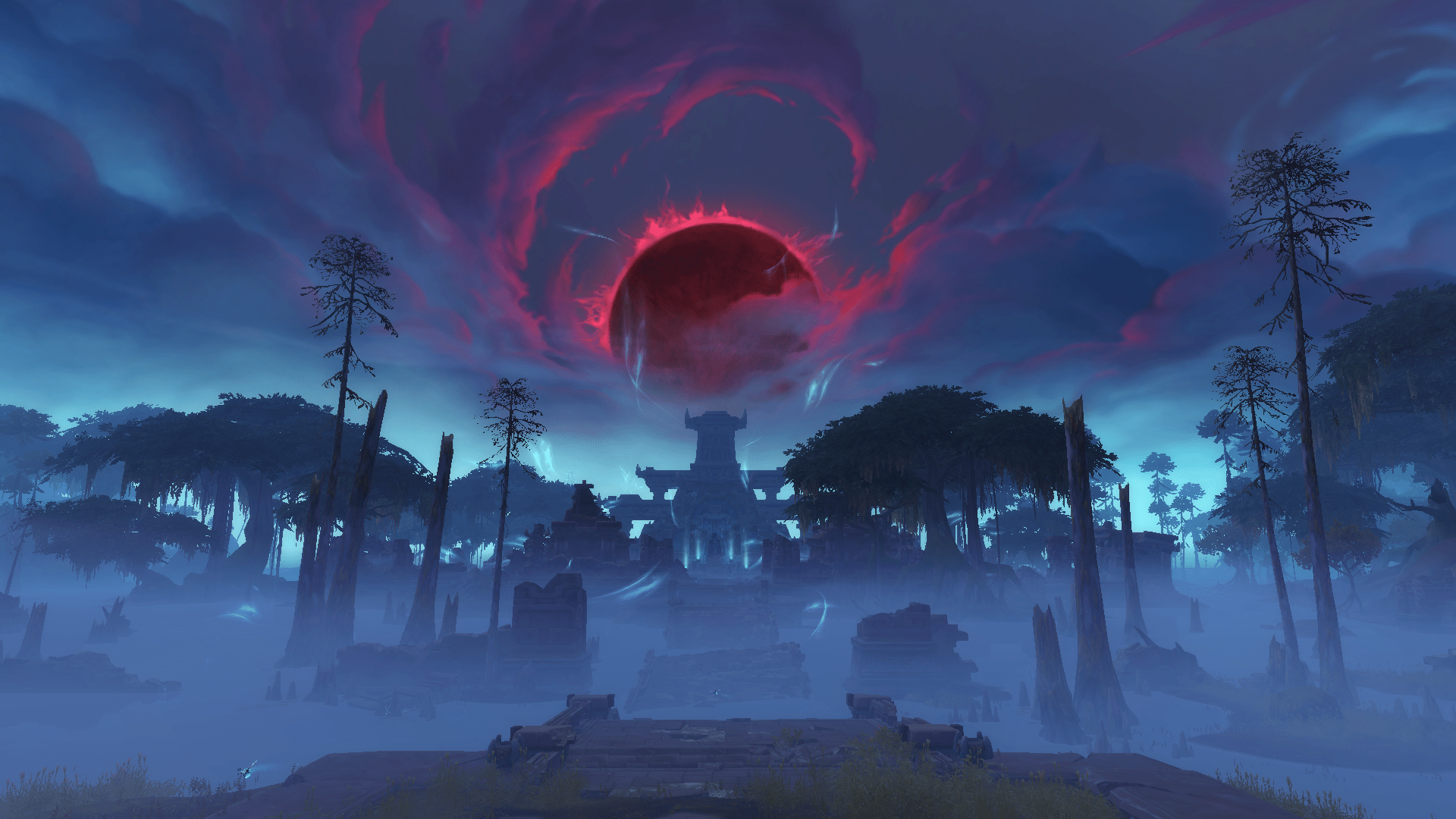 1920x1080 Been taking Screenshots this Xpac, thought this one would make for a good wallpaper. Bwonsamdi's Temple