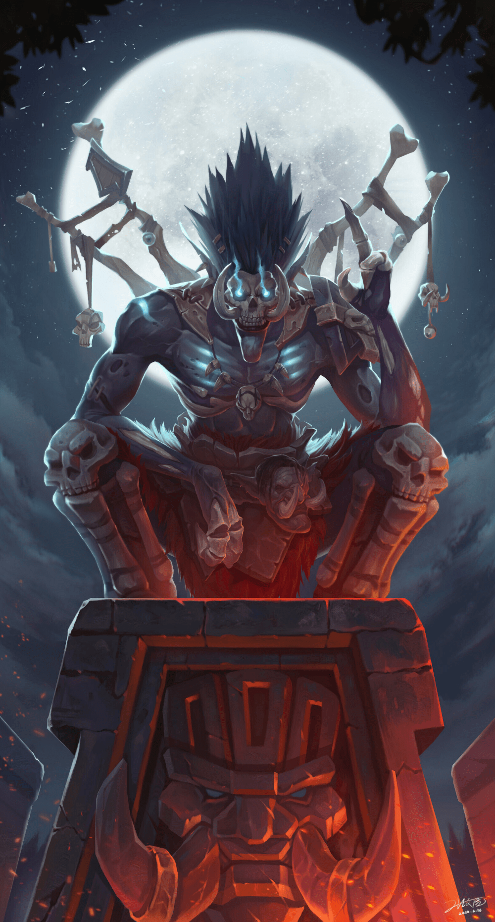 1000x1860 Bwonsamdi, Wenhao Zhang. World of warcraft characters, World of warcraft wallpaper, Warcraft art