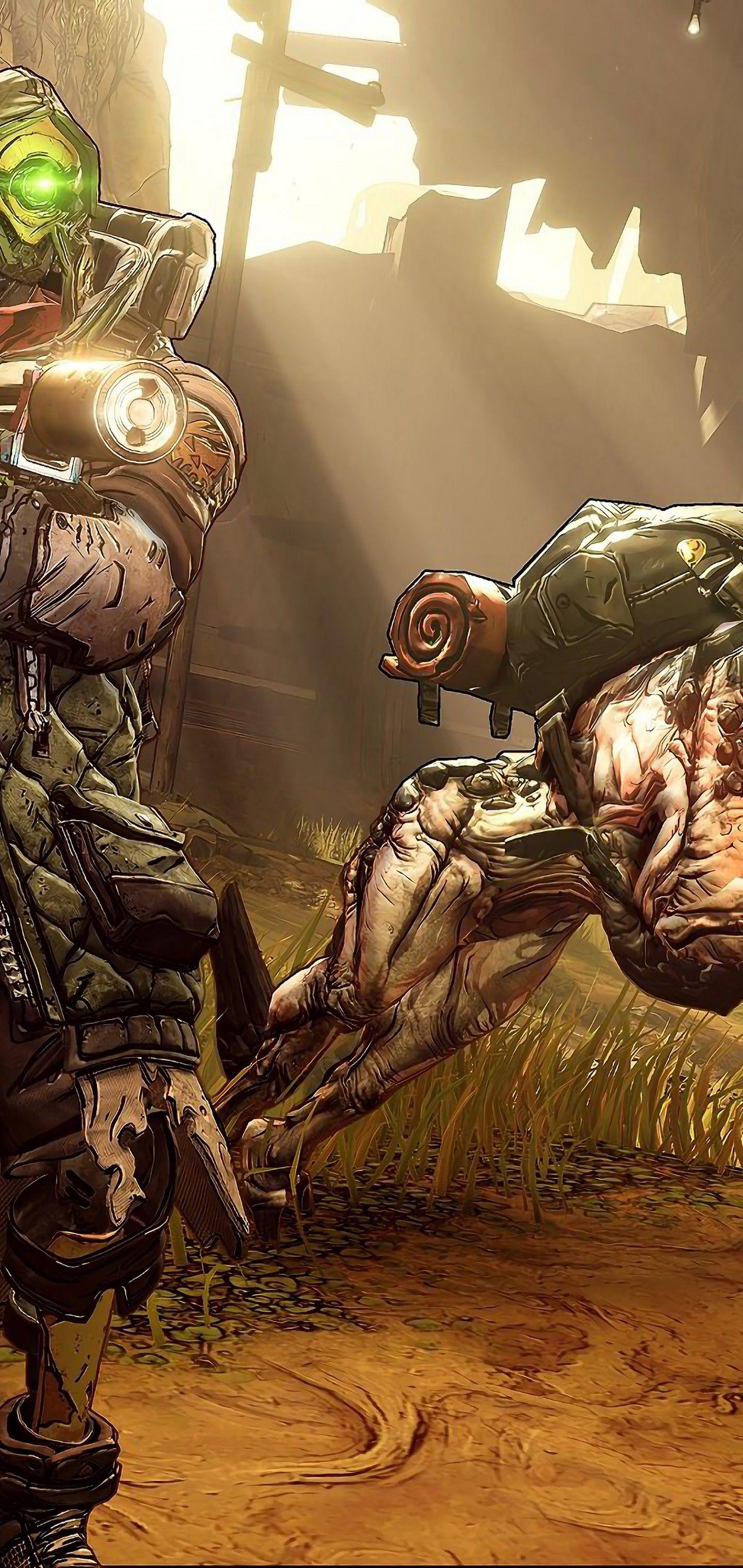 1440x3040 iPhone 7 Borderlands 3 Phone Wallpaper
