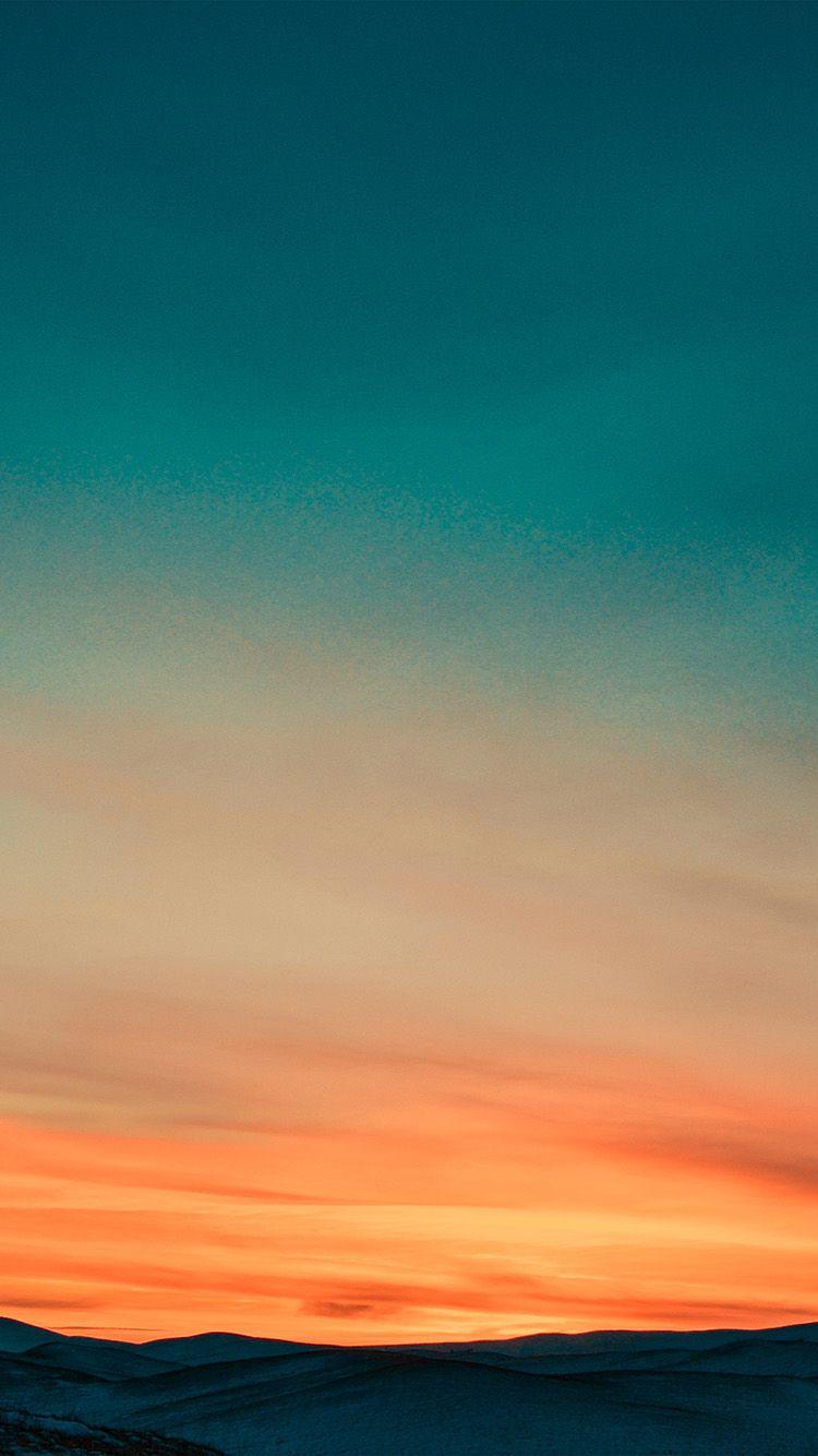 750x1334 Sky Sunset Nature Orange Gradation Wallpaper