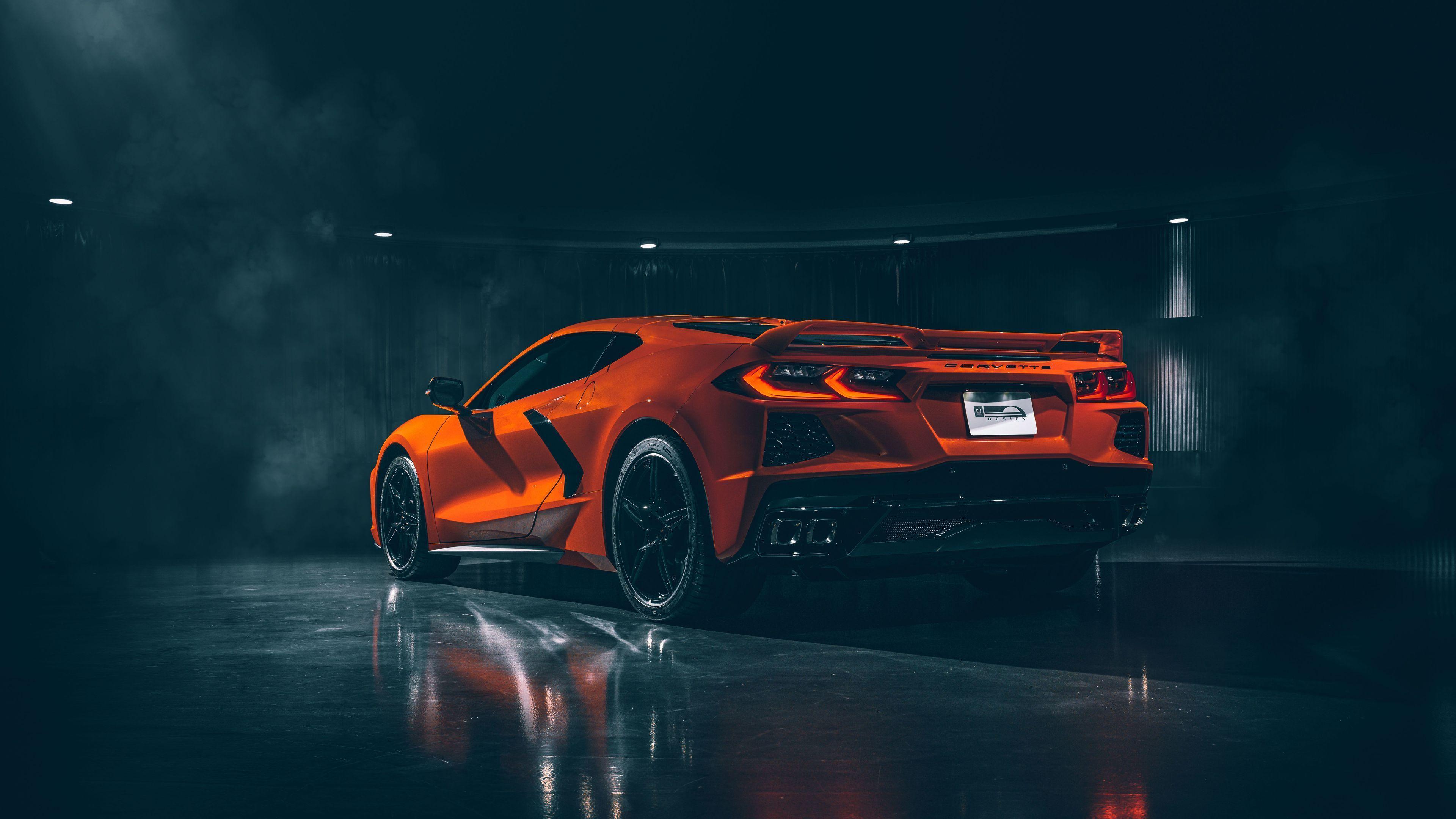 3840x2160 Chevrolet Corvette Stingray C8 Rear Hd Wallpaper, Corvette Wallpaper, Chevrolet Wallpaper, Chevr. Corvette Stingray, Chevrolet Corvette Stingray, Corvette