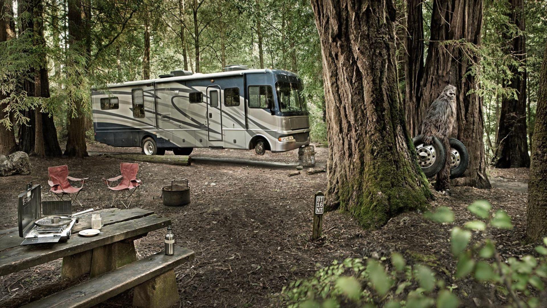1920x1080 Campground Wallpaper